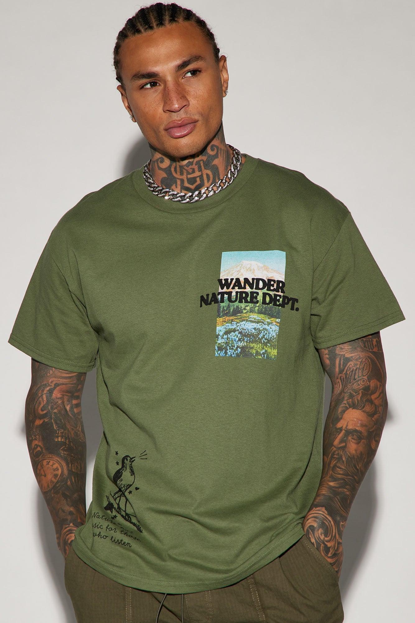 Wander Nature Dept. Short Sleeve Tee - Sage Product Image