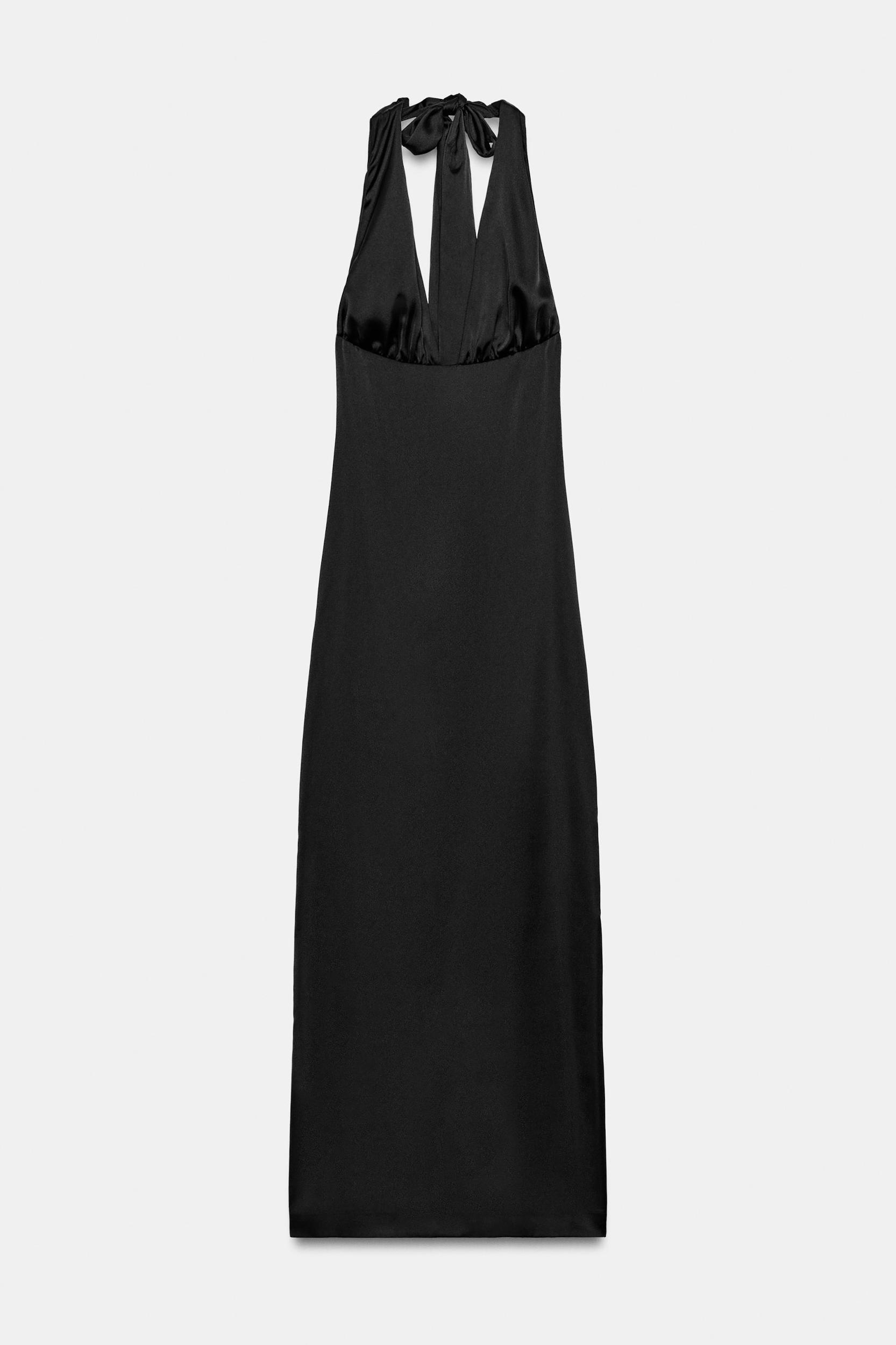 LONG HALTER DRESS Product Image