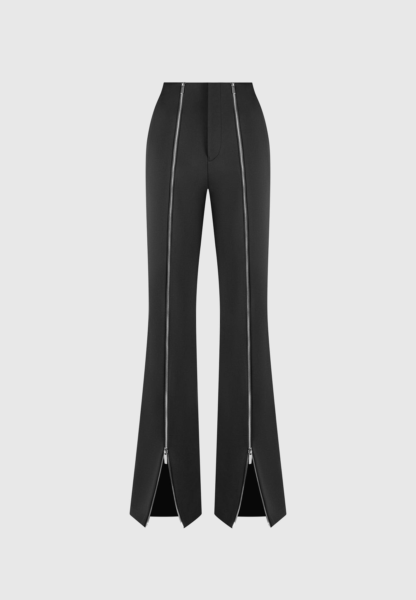 Black Cady Straight-Leg Pants Product Image
