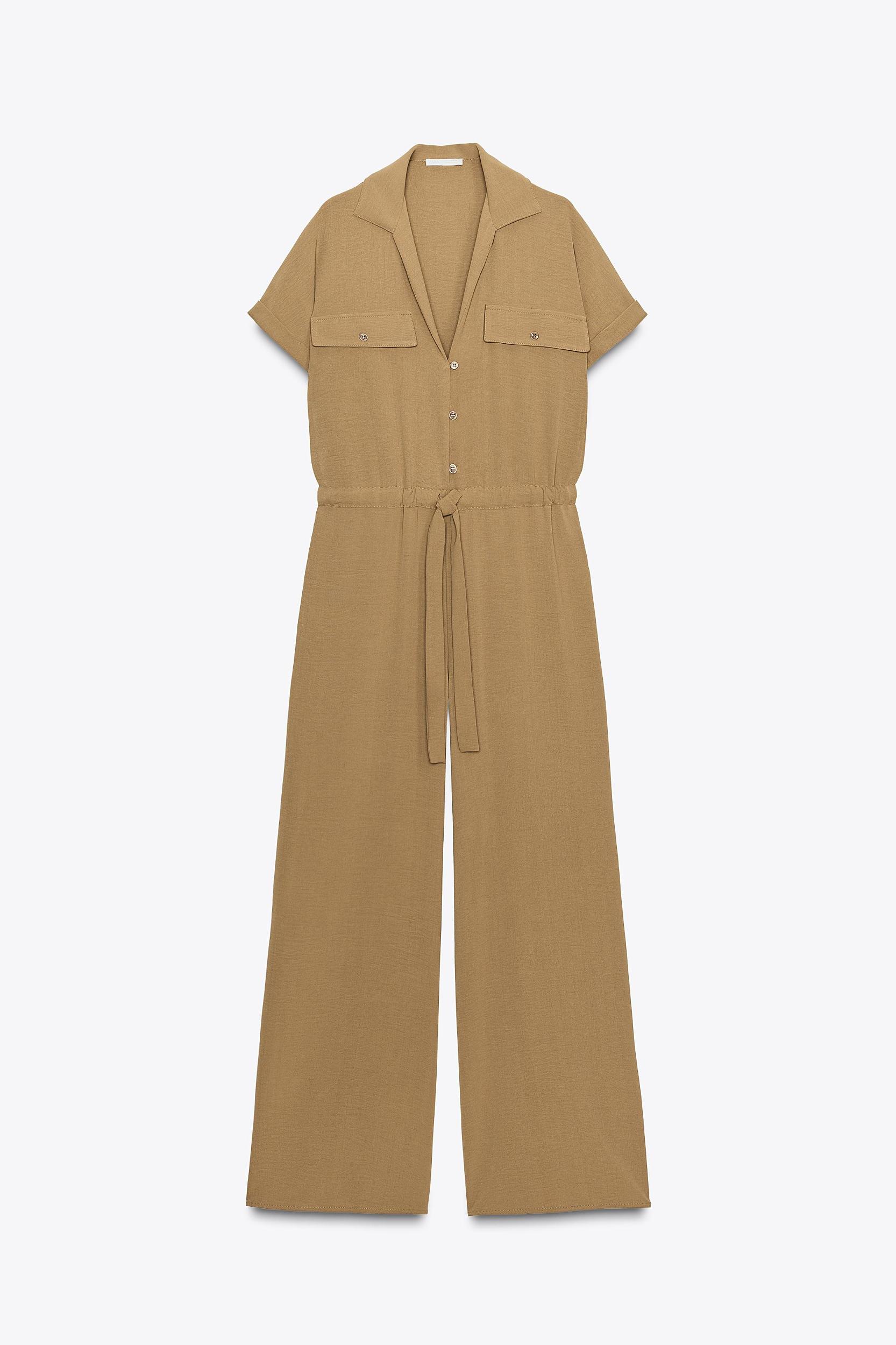FLOWY POCKET JUMPSUIT Product Image