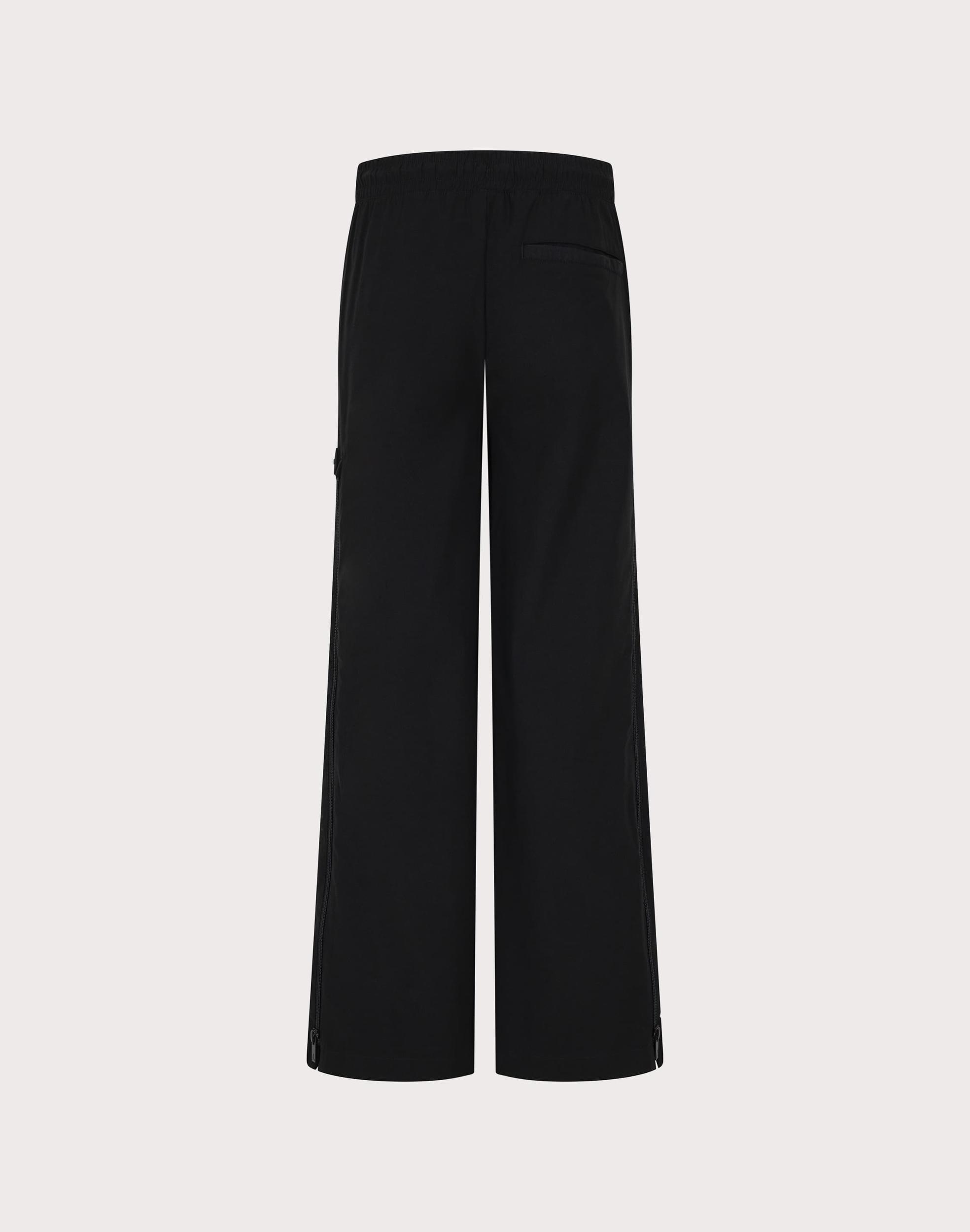 Wine Red Natural Waisted Casual Pants Product Image