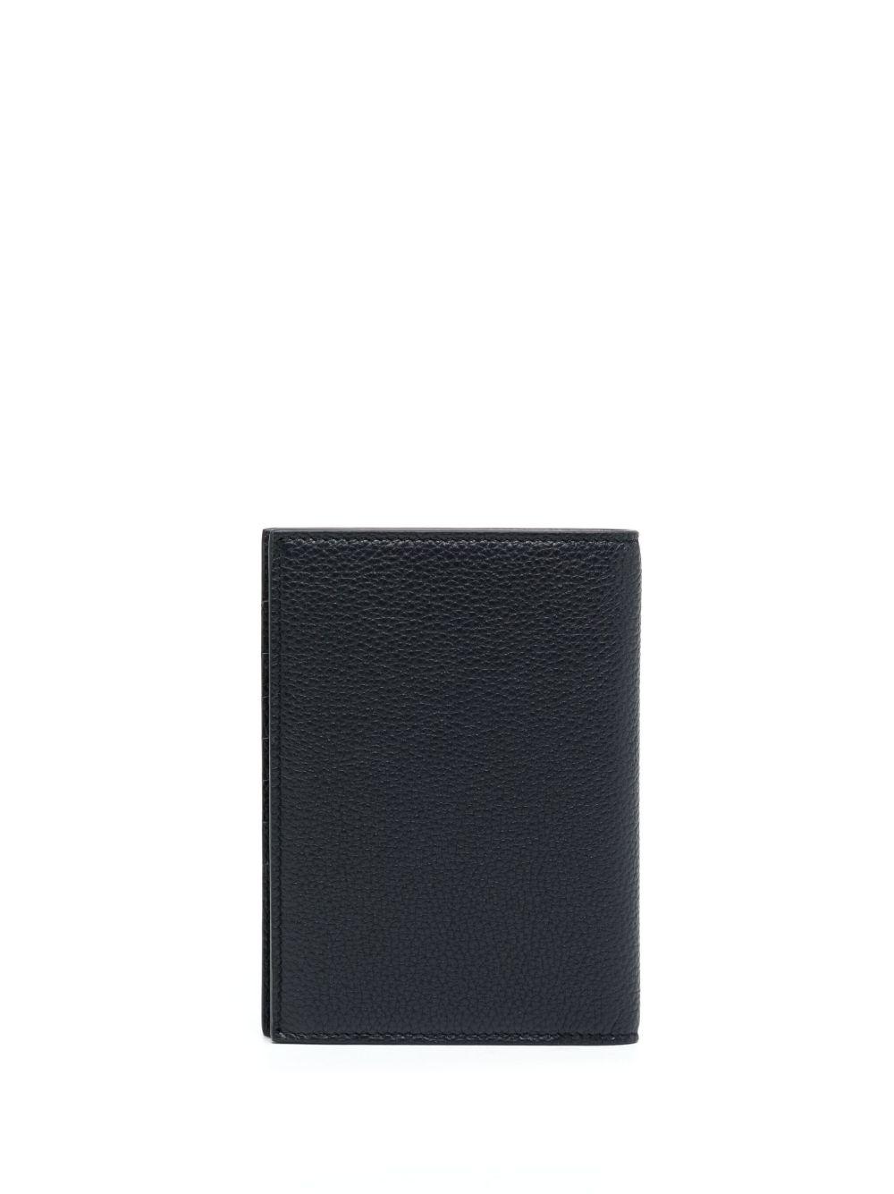 logo-lettering bi-fold leather cardholder Product Image