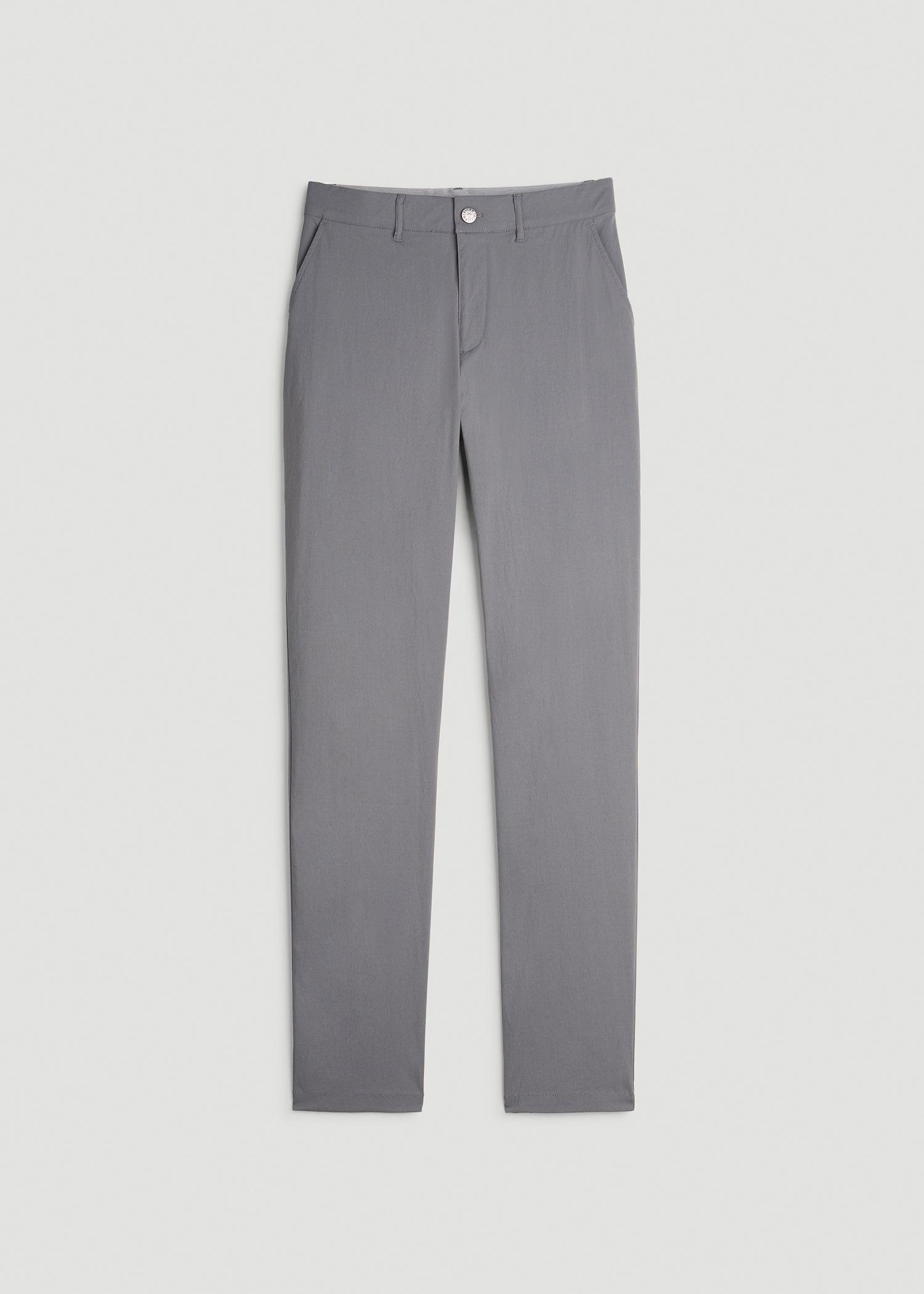 TAPERED FIT Traveler Chino Pants for Tall Men in Charcoal Male Product Image