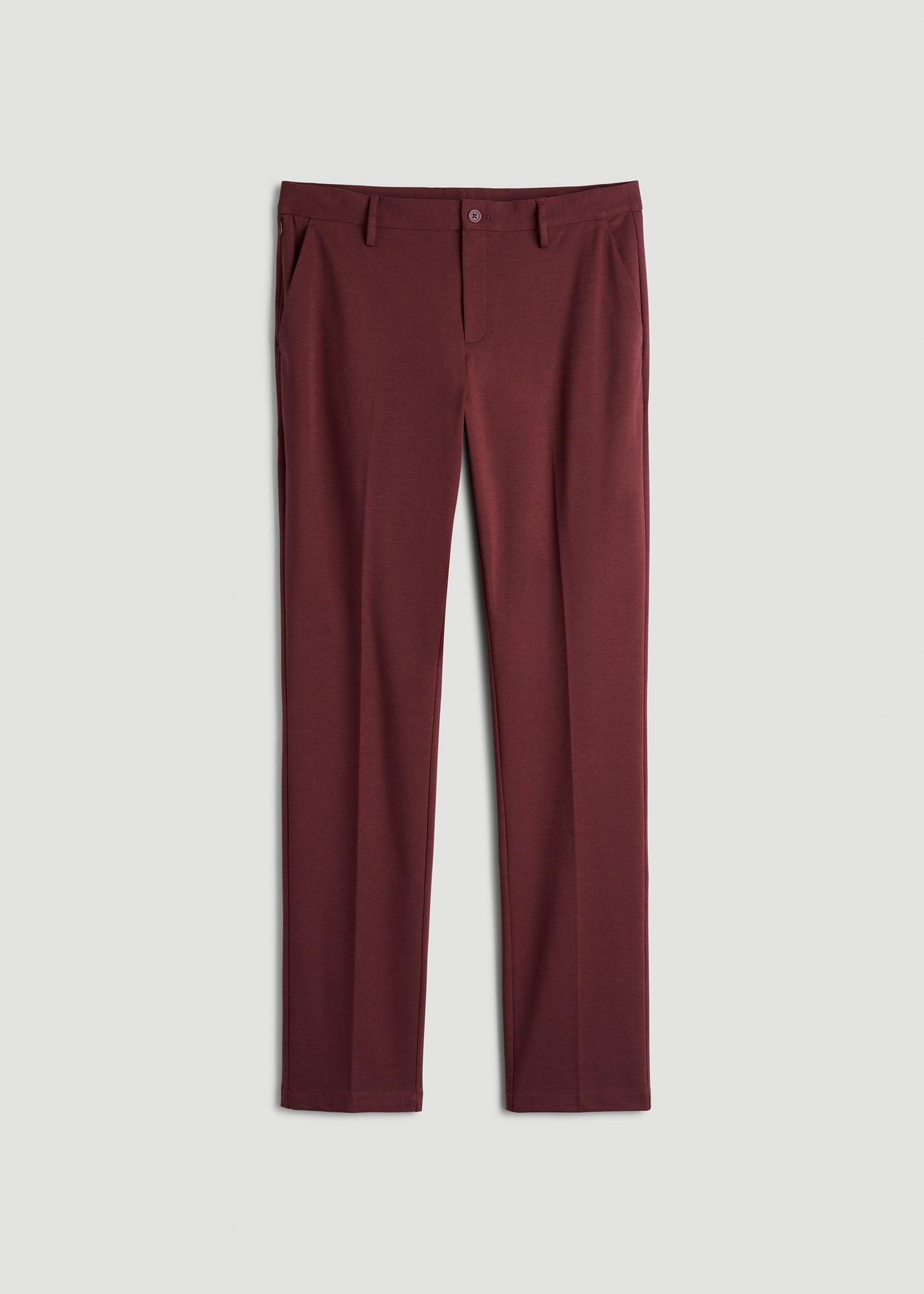 Flex Tech Suit Pants for Tall Men in Tawny Port Nailhead Male Product Image