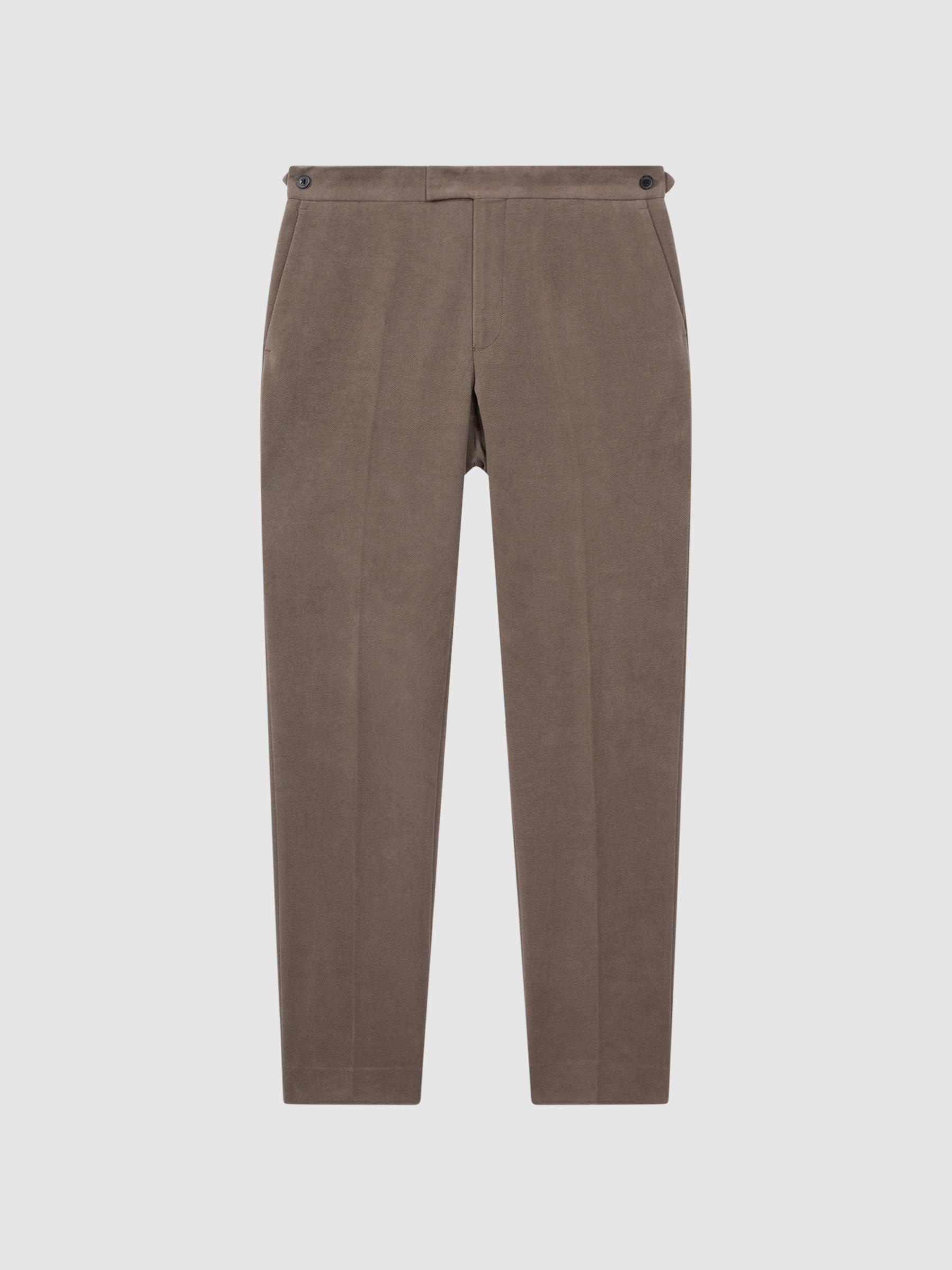 Pleated Cropped Italian-Stretch Chino Product Image