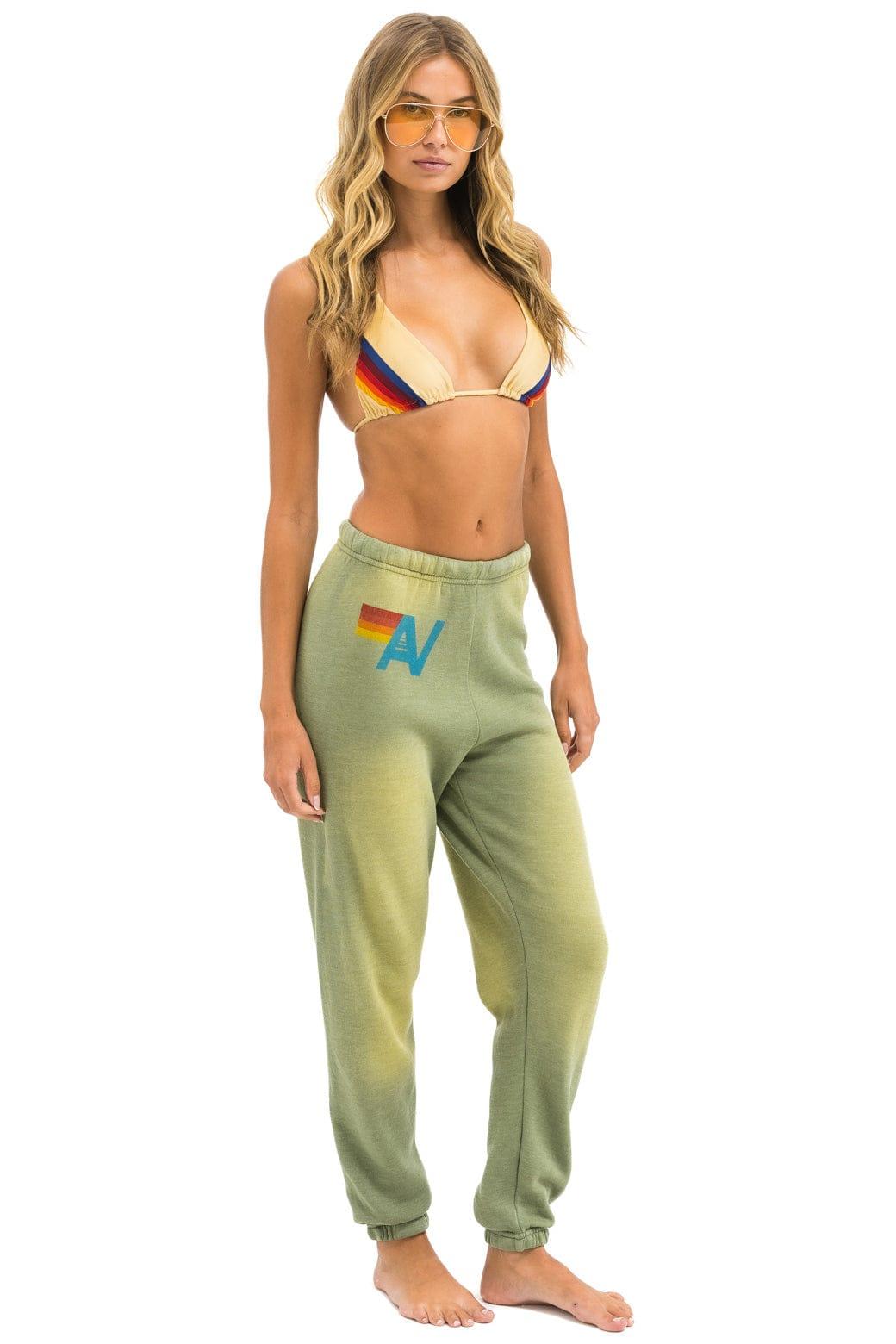 VINTAGE LOGO SWEATPANTS - FADED ARMY Female Product Image