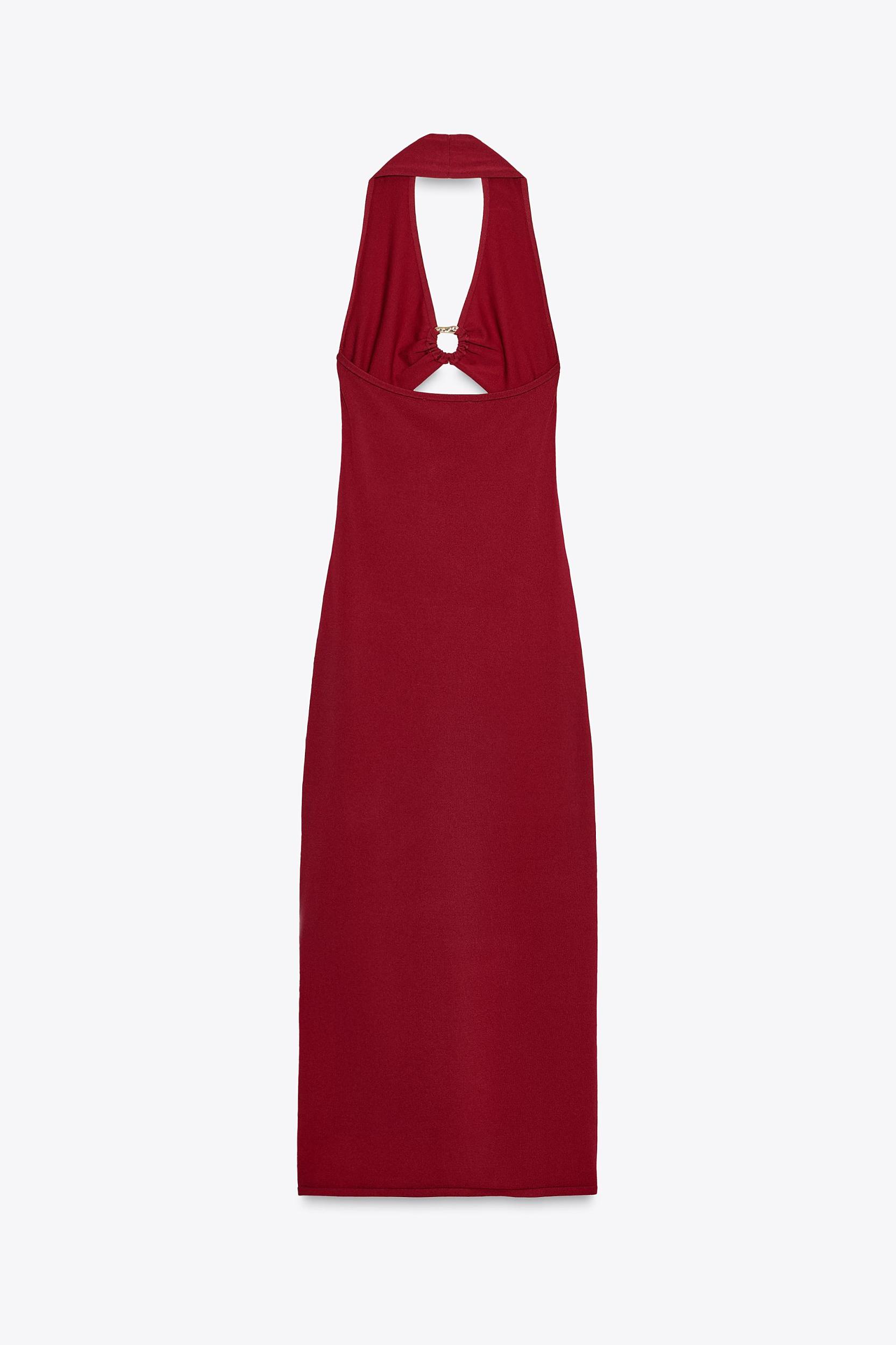 CUT OUT KNIT MIDI DRESS Product Image