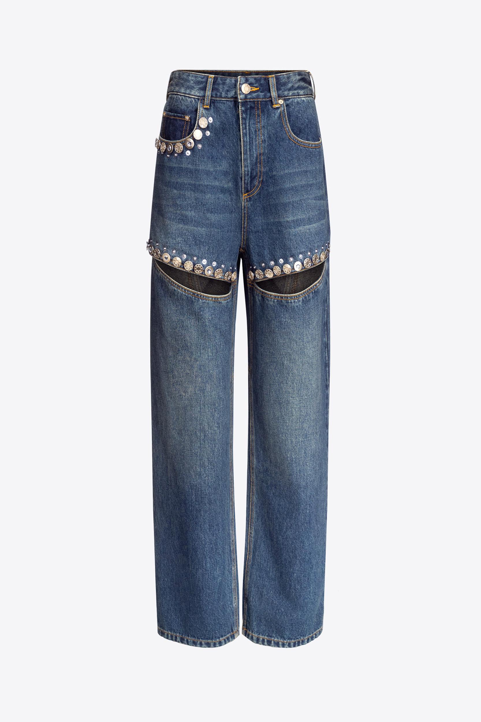 Chain Printed Crystal Link Handkerchief Top Product Image