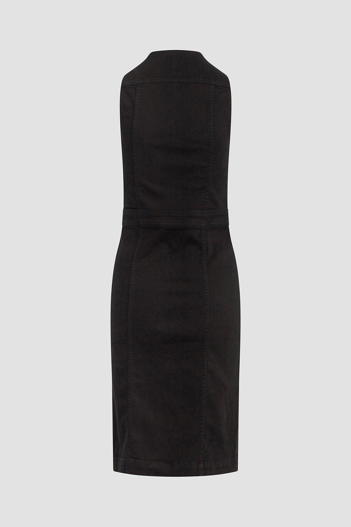 Cut In Denim Midi Dress Female Product Image