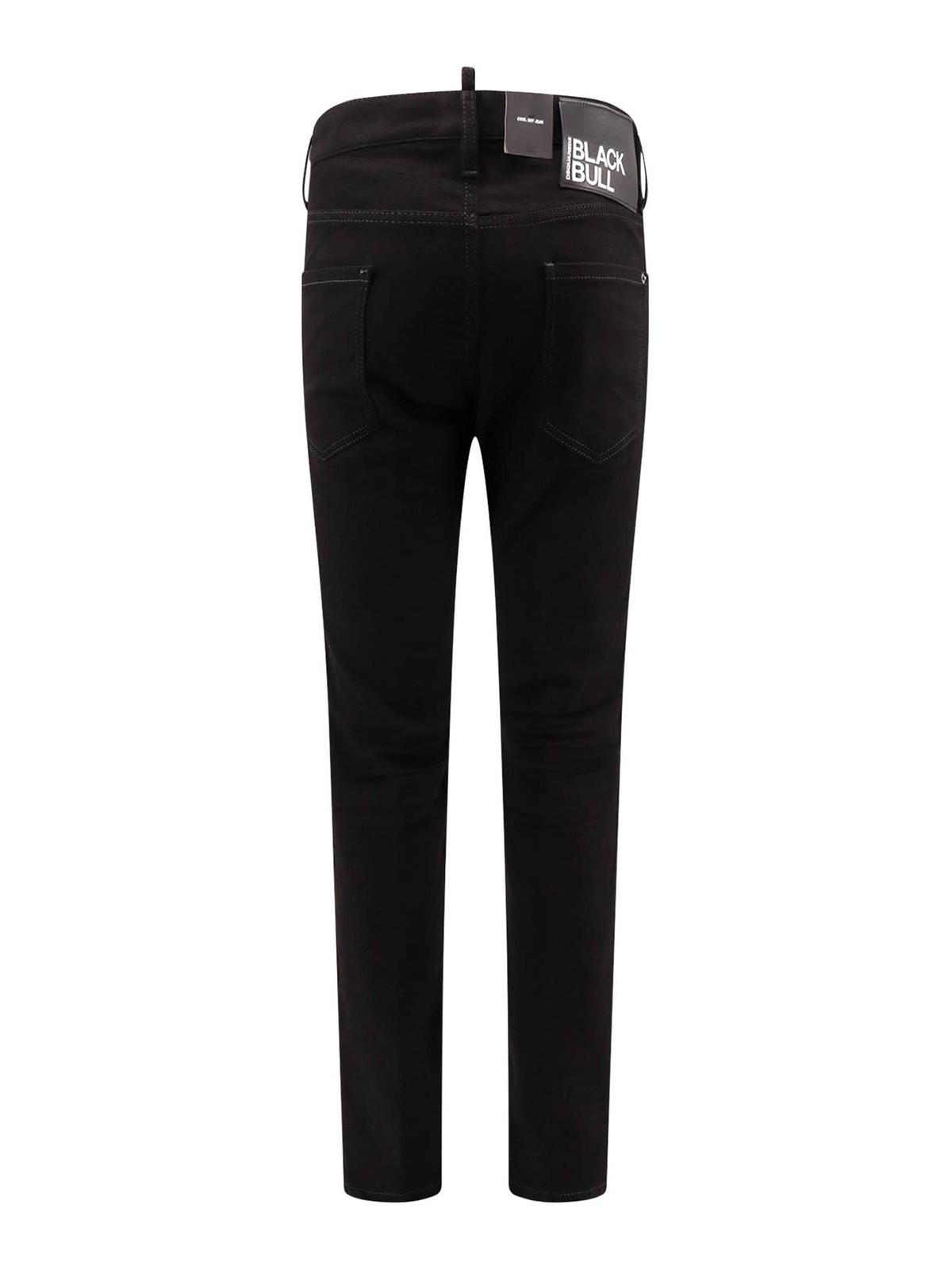 DSQUARED2 Cool Guy Mid-rise Skinny Jeans In Black Product Image