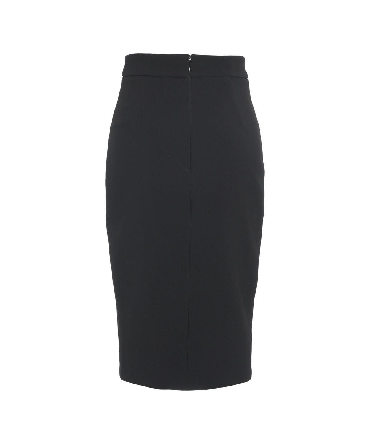 Midi skirt with logo details Product Image