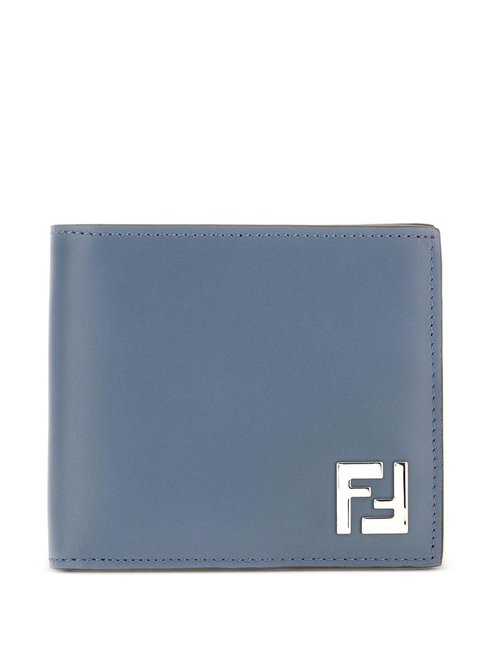 logo-plaque leather wallet Product Image