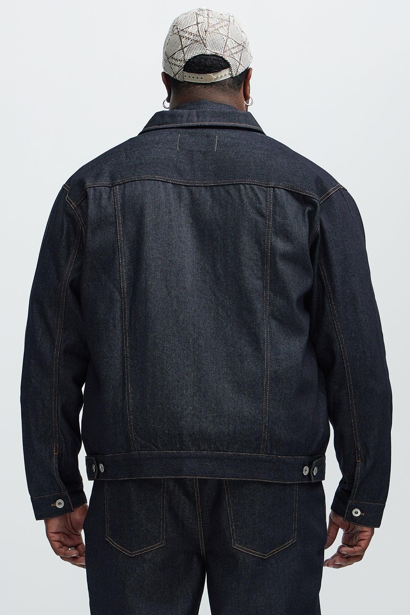 Collin Raw Denim Trucker Jacket - Indigo Product Image