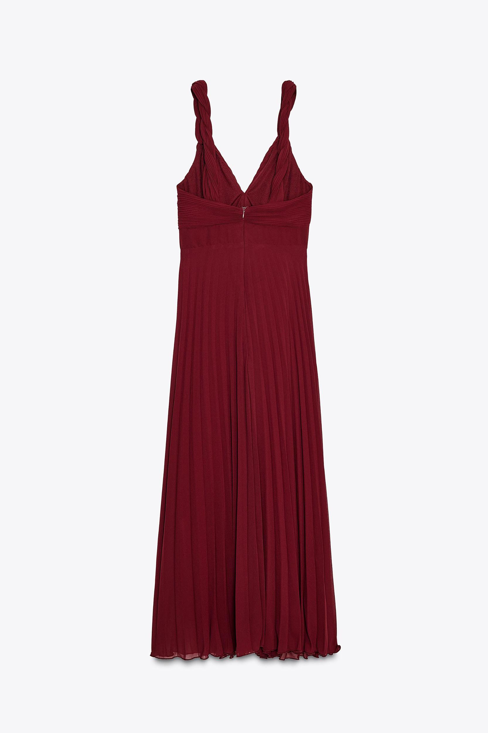 PLEATED MIDI DRESS Product Image