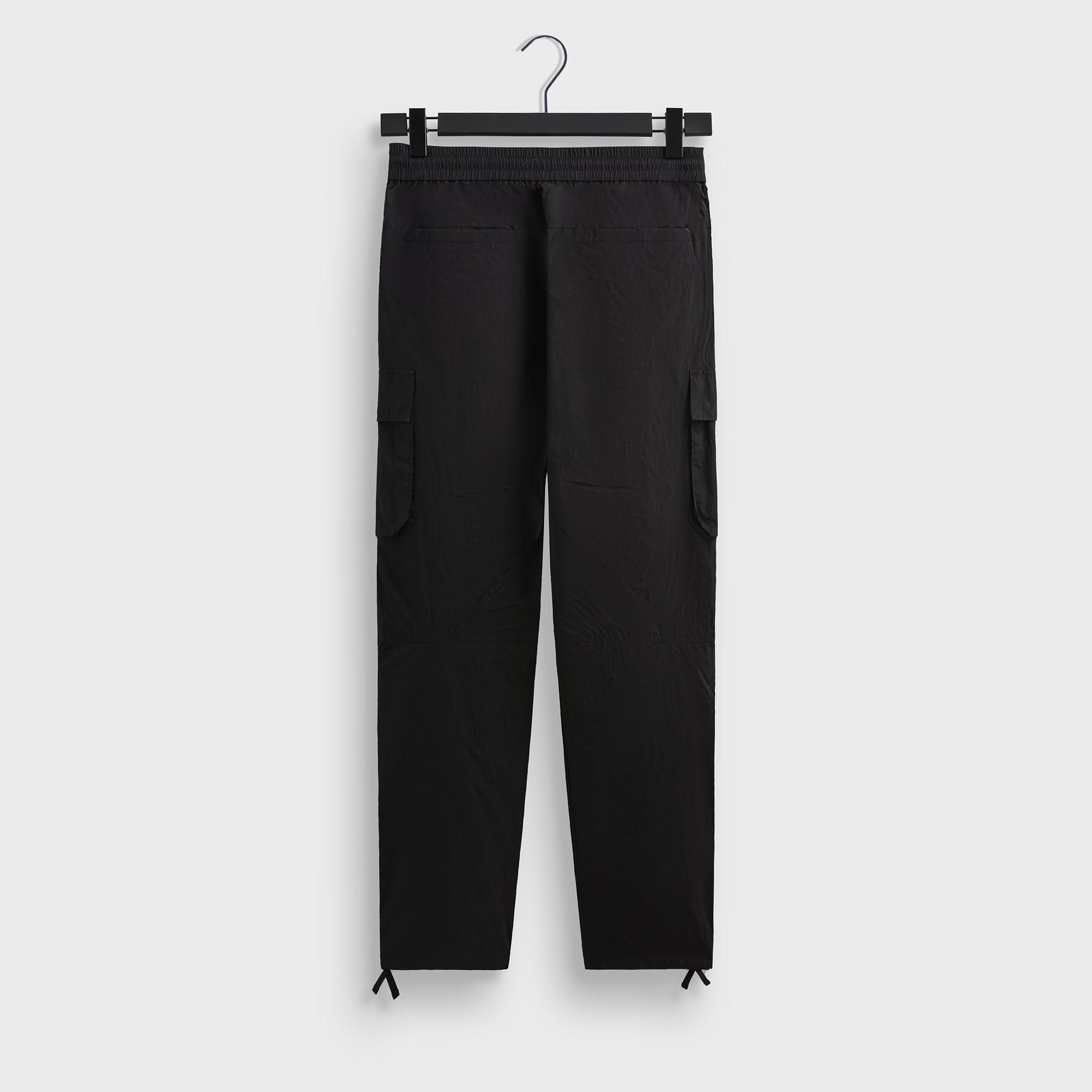 Kith Wrinkle Nylon Bristol Cargo Pant - Black Male Product Image