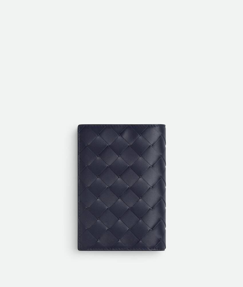 Men's Intrecciato Passport Case in Abyss/cypress Product Image