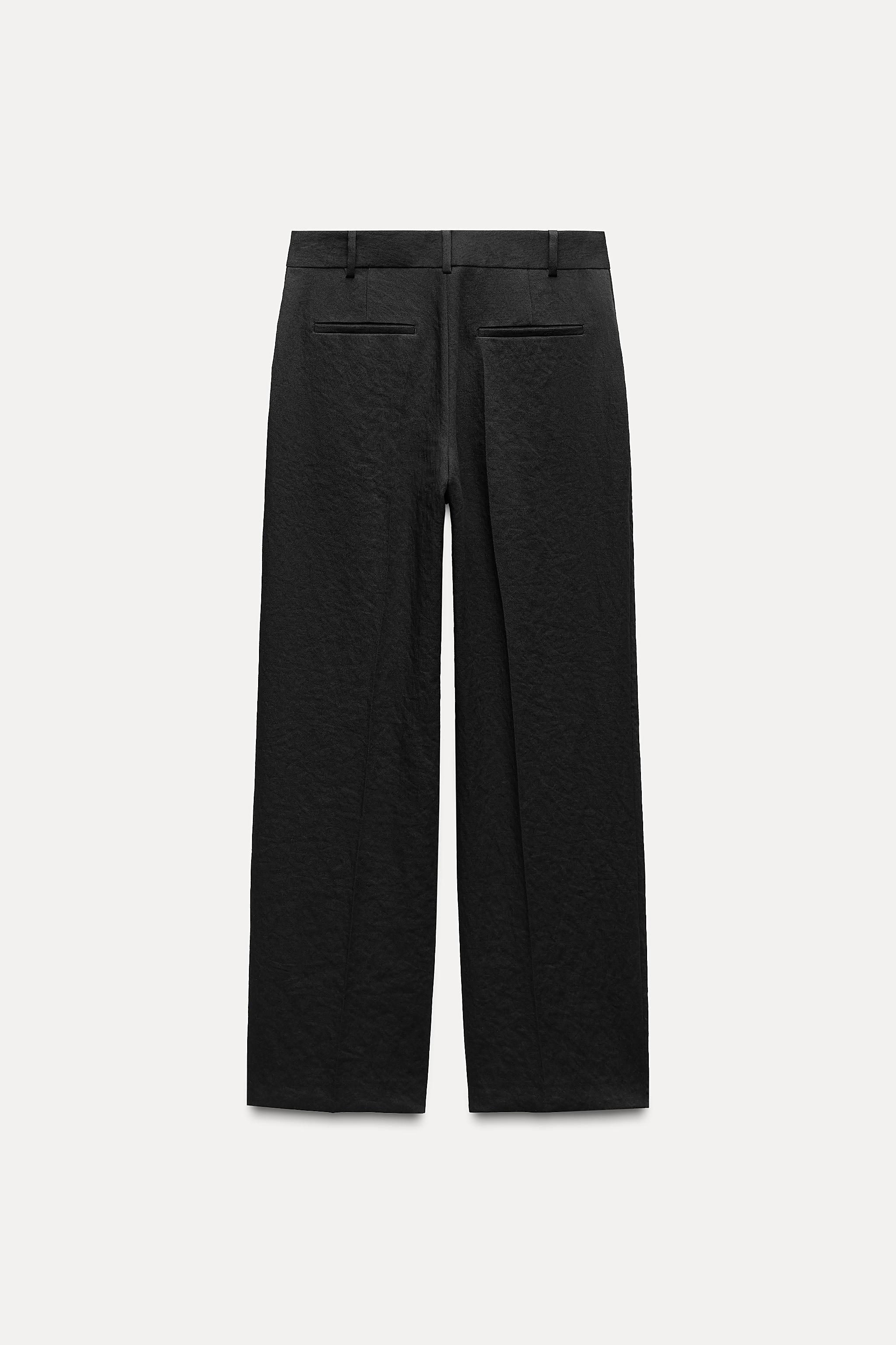 STRAIGHT CUT PLEATED PANTS Product Image