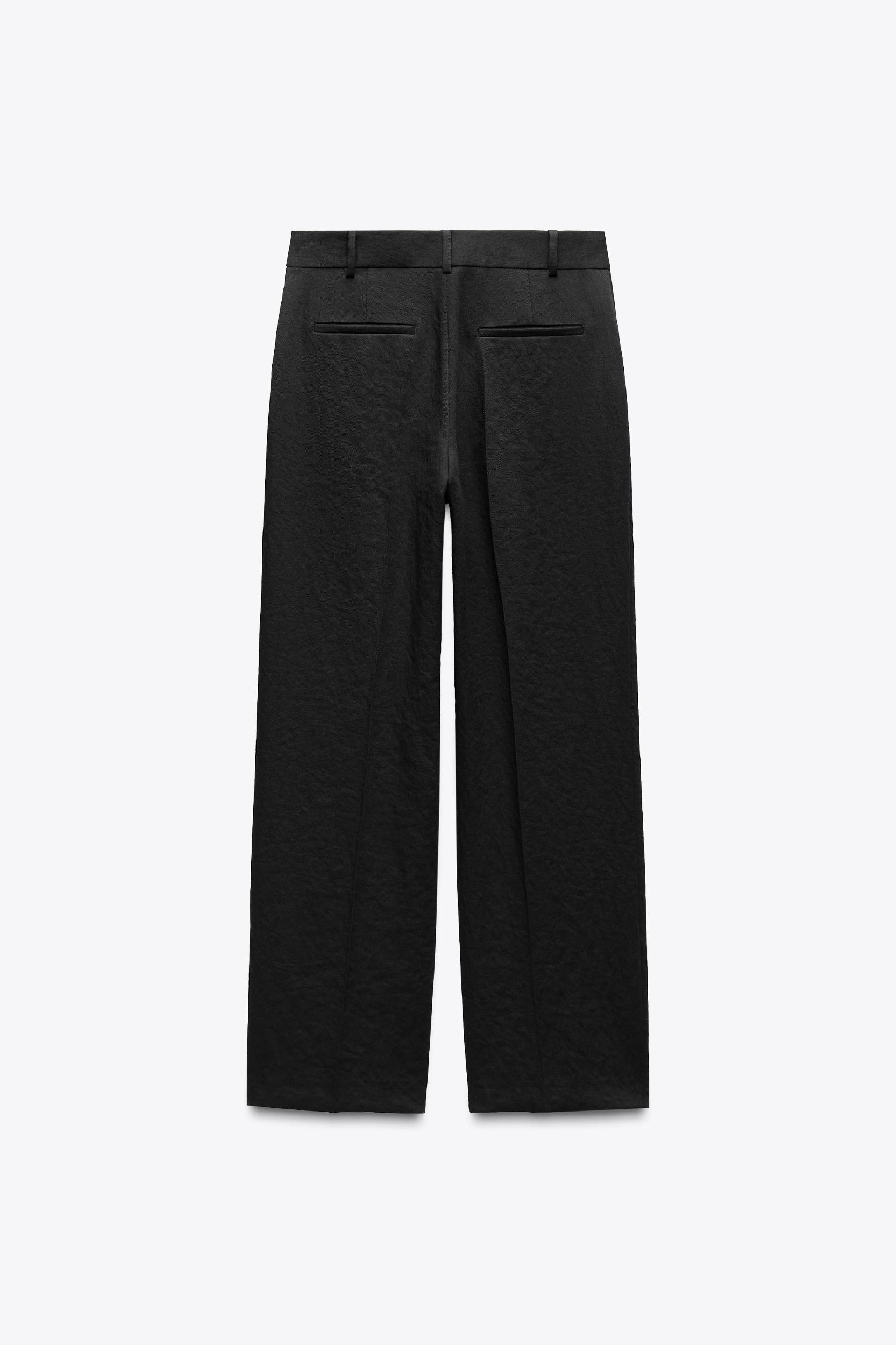 STRAIGHT CUT PLEATED PANTS Product Image