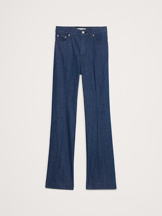 High-Rise Bootcut Ankle Jean Product Image