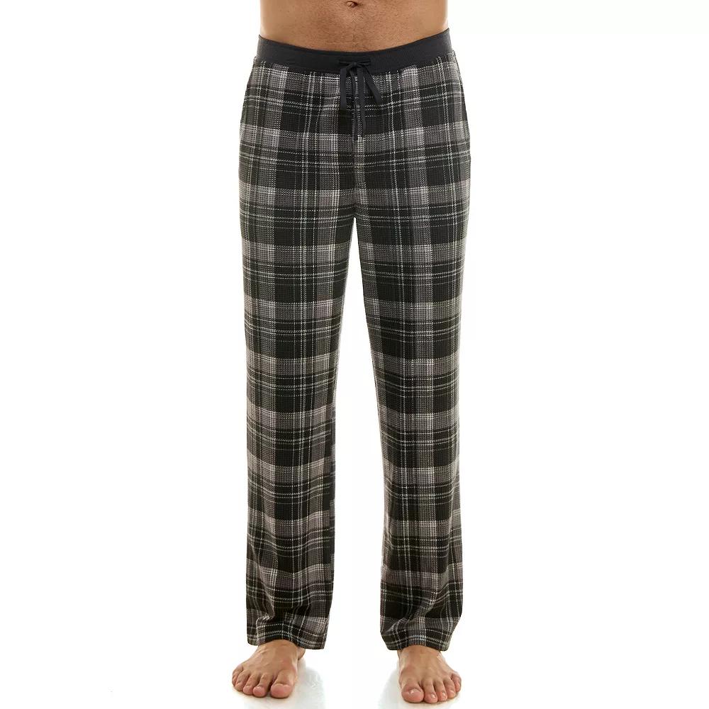Men's Sonoma Goods For Life® Supersoft Brushed Waffle Weave Pajama Pants, Size: XL, Blue Shore Product Image