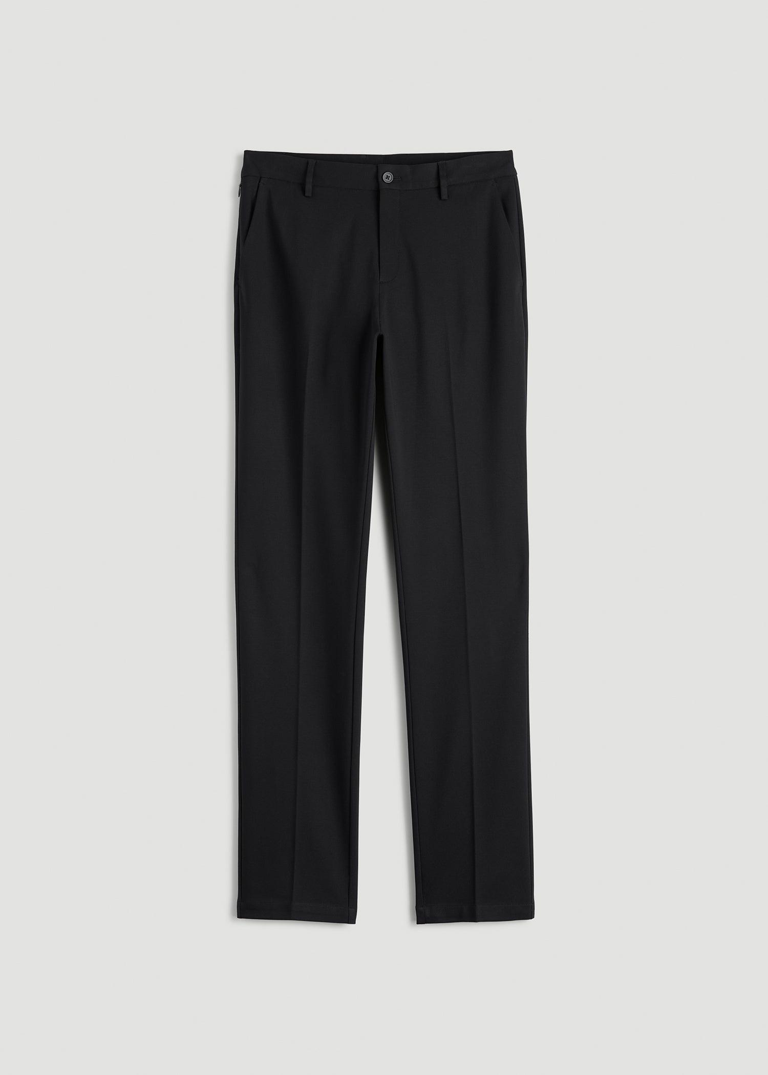 Flex Tech Suit Pants for Tall Men in Black Male Product Image