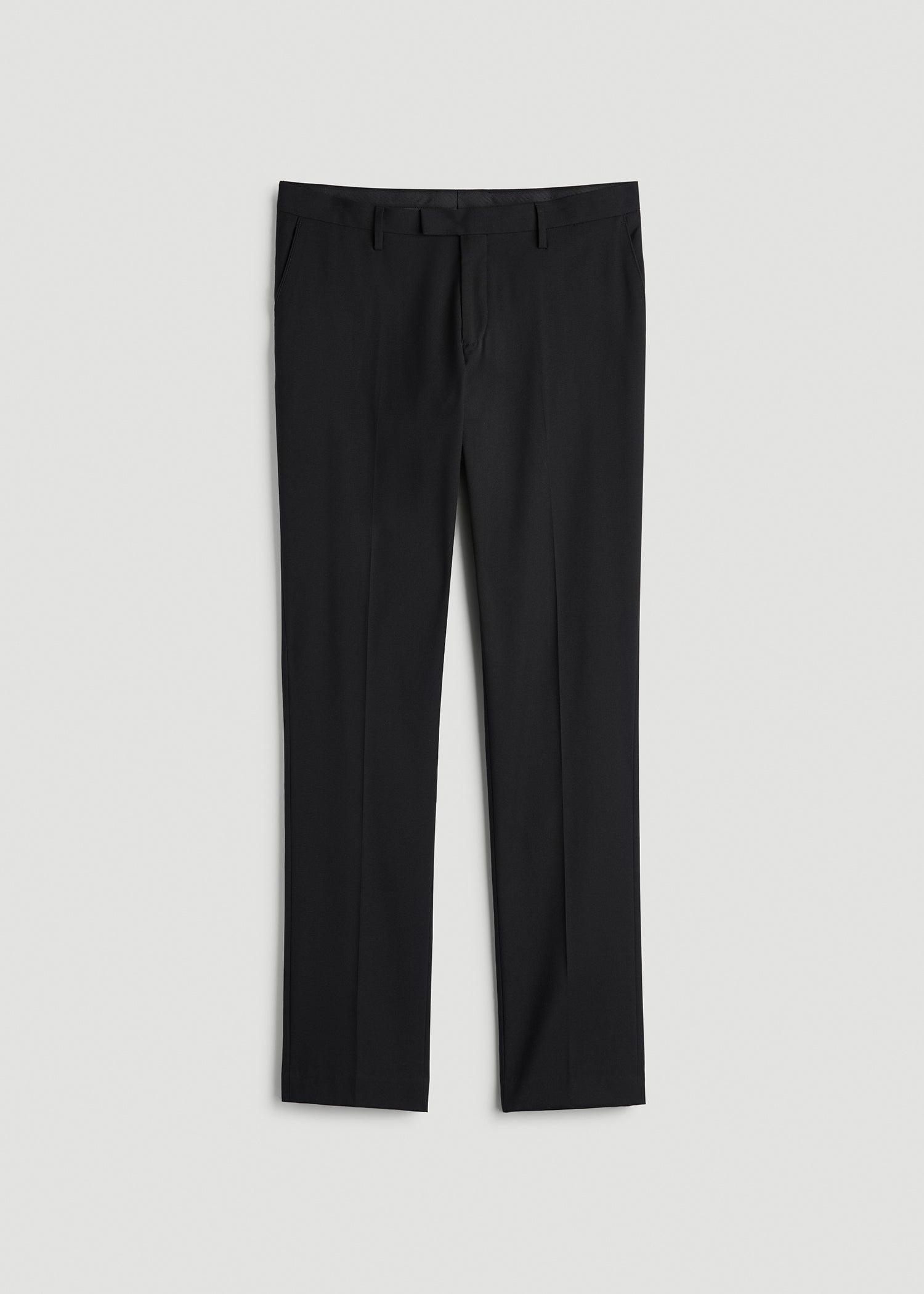 Suit Trousers for Tall Men in Black Male Product Image