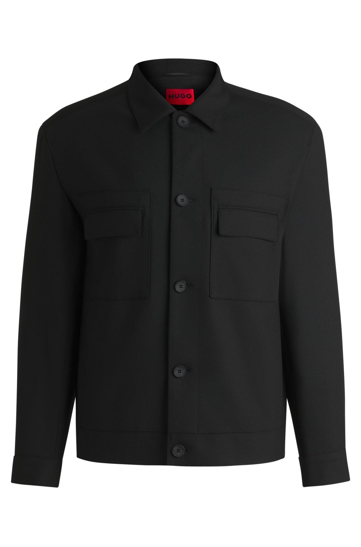Modern-fit jacket in stretch twill Product Image