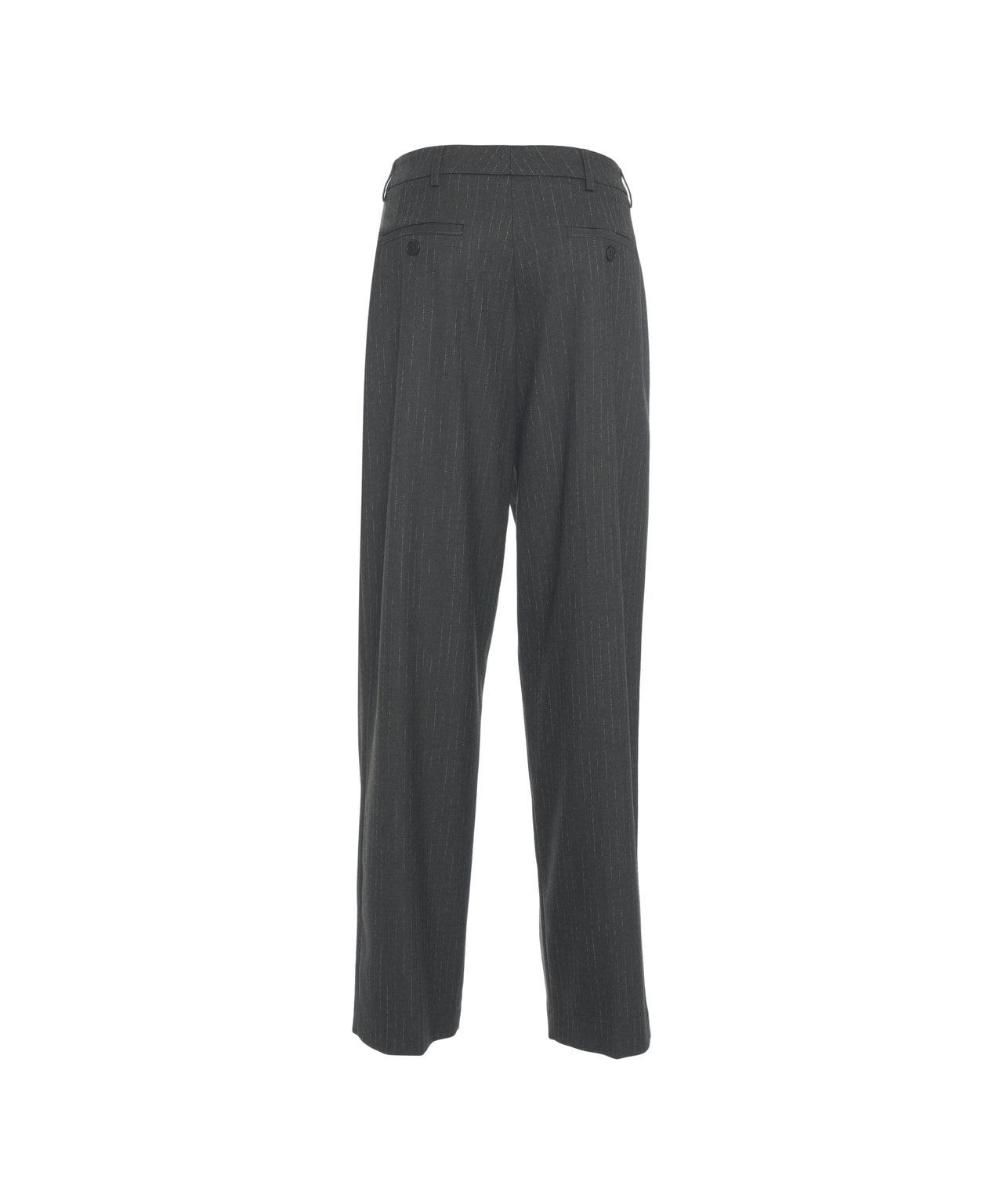 Palazzo trousers with pinstripes Product Image