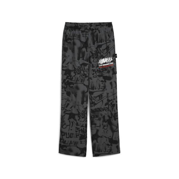 PUMA x LMC All-over Print Pants Men in Shadow Grey Product Image