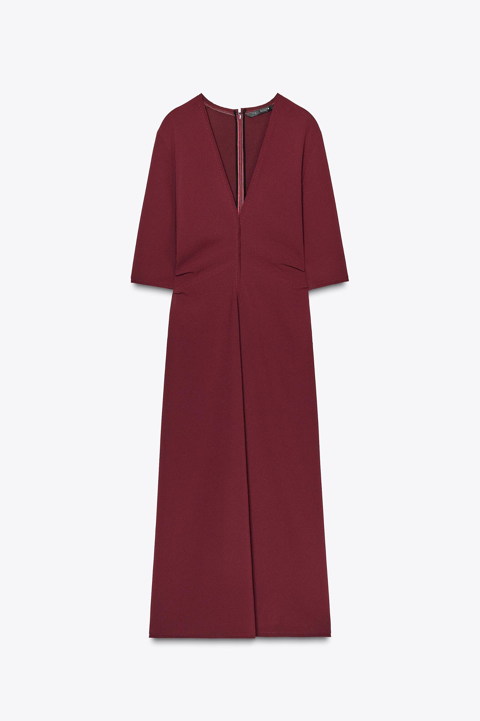 ZW COLLECTION GATHERED MIDI DRESS Product Image