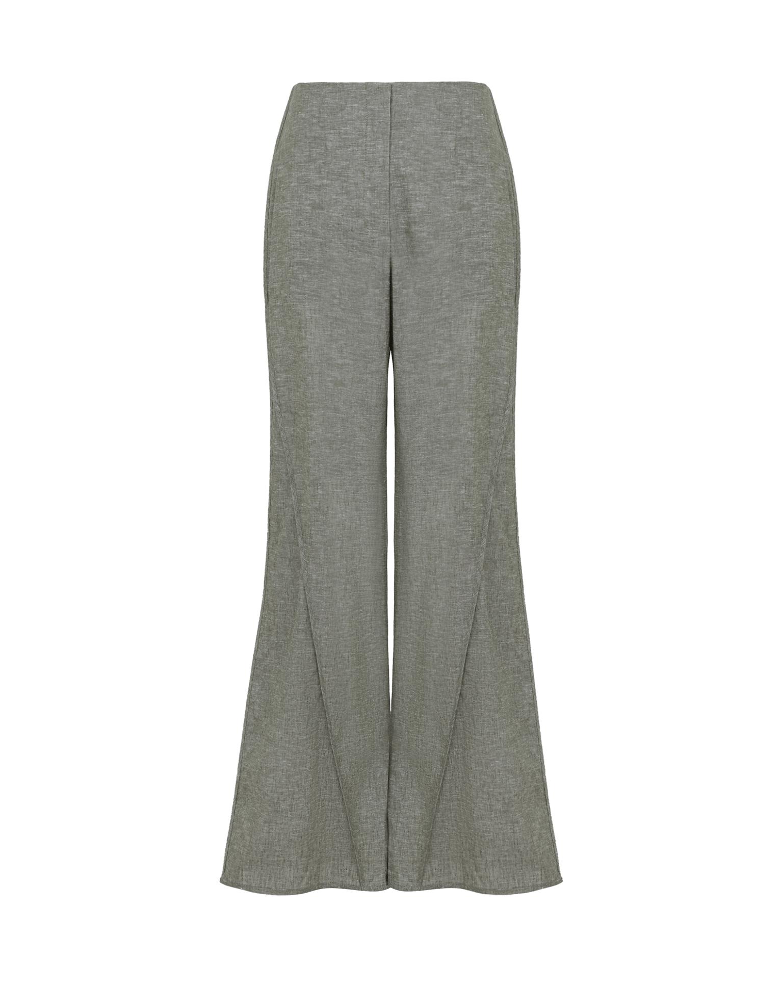 LINEN MIDI DRESS Product Image