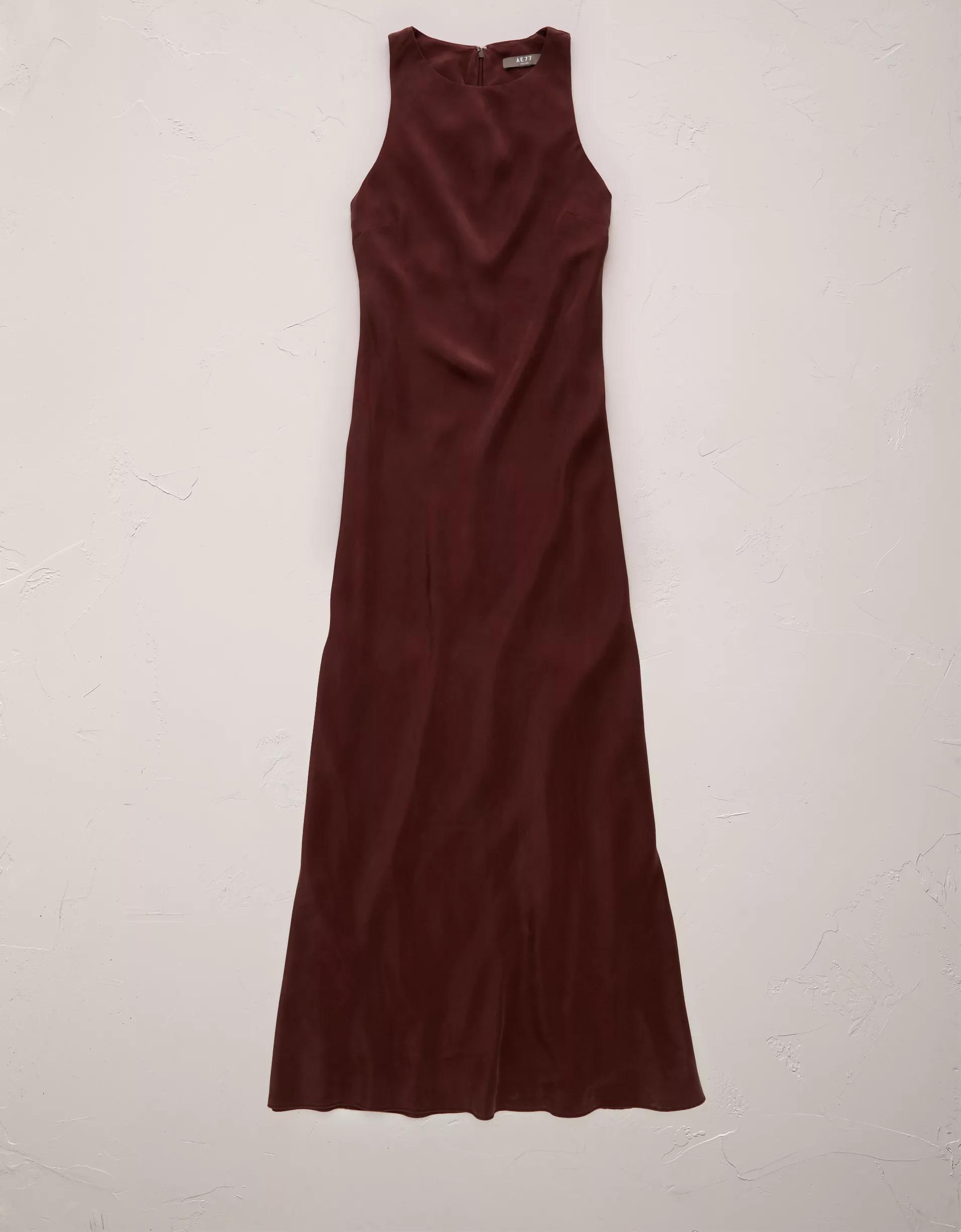 AE77 Premium Silk Maxi Dress Product Image
