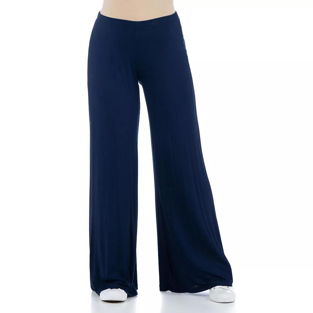 Maternity 24Seven Comfort Apparel Palazzo Lounge Pants, Women's,  Product Image