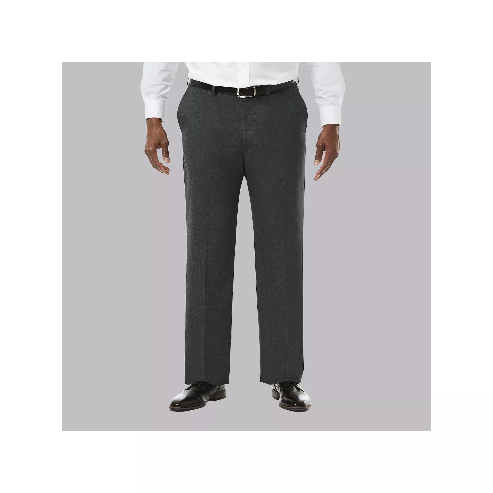 Big & Tall J.M. Haggar Premium Classic-Fit Sharkskin Stretch Flat-Front Suit Pants, Men's,  Product Image