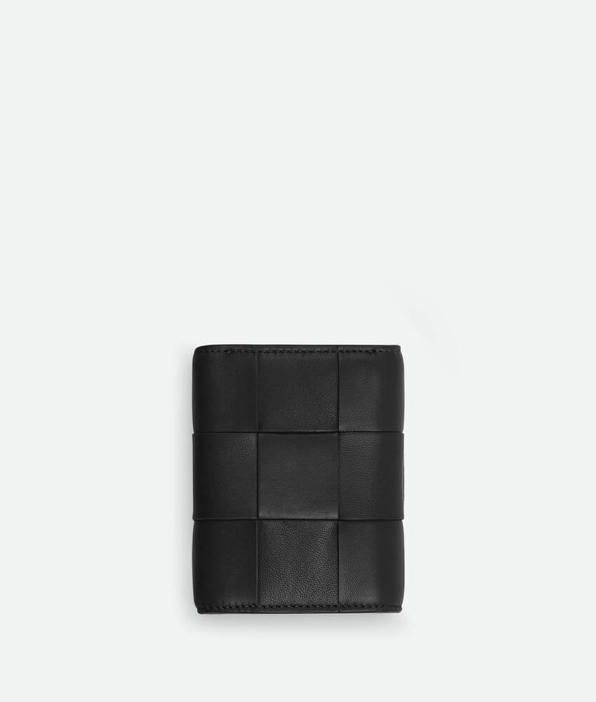 Women's Cassette Tri-Fold Wallet in Black Product Image