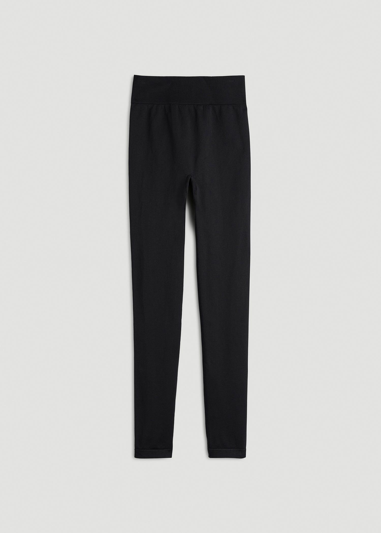 Seamless Leggings for Tall Women in Black Female Product Image