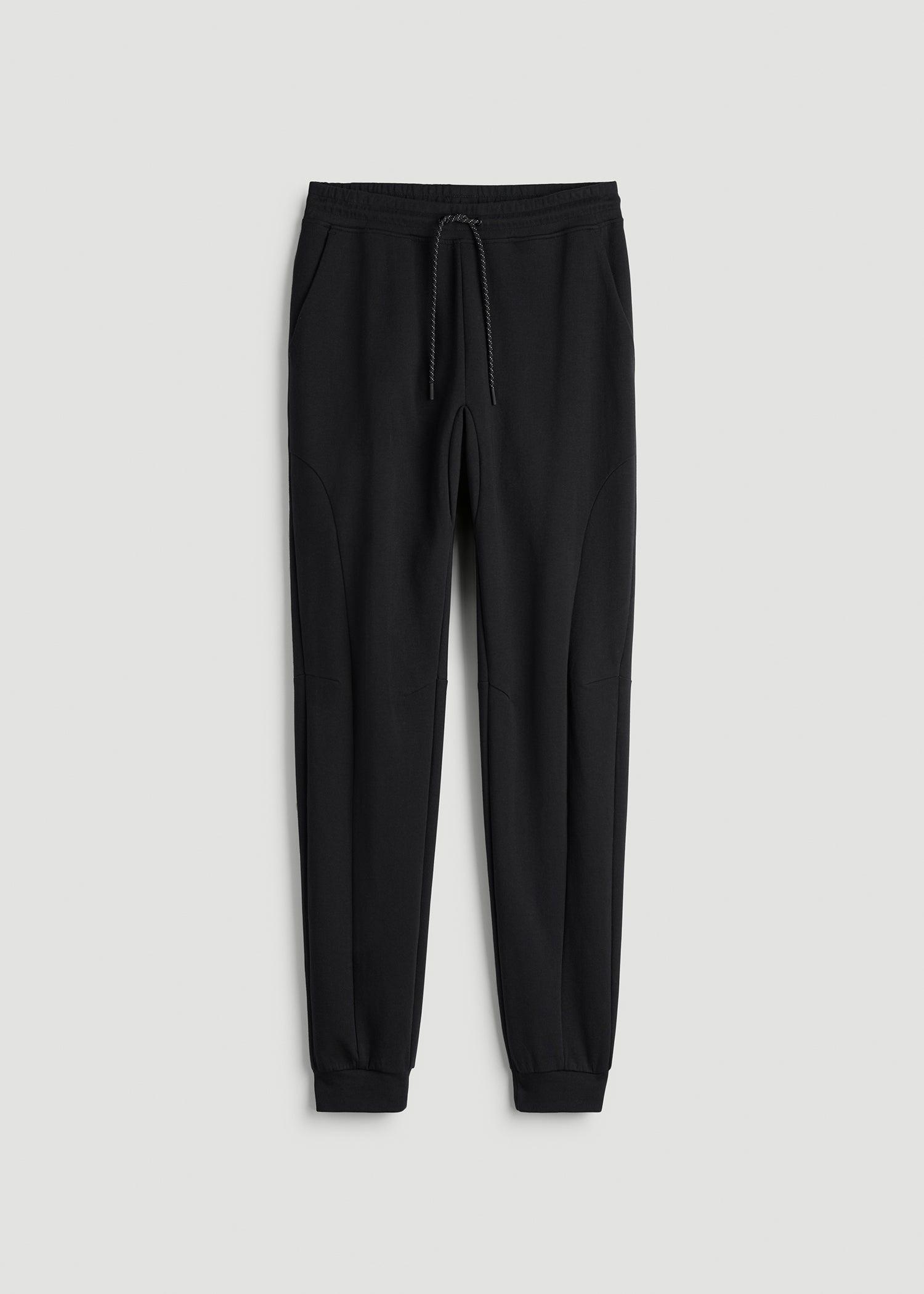 Tech Motion Fleece Joggers for Tall Men in Black Male Product Image