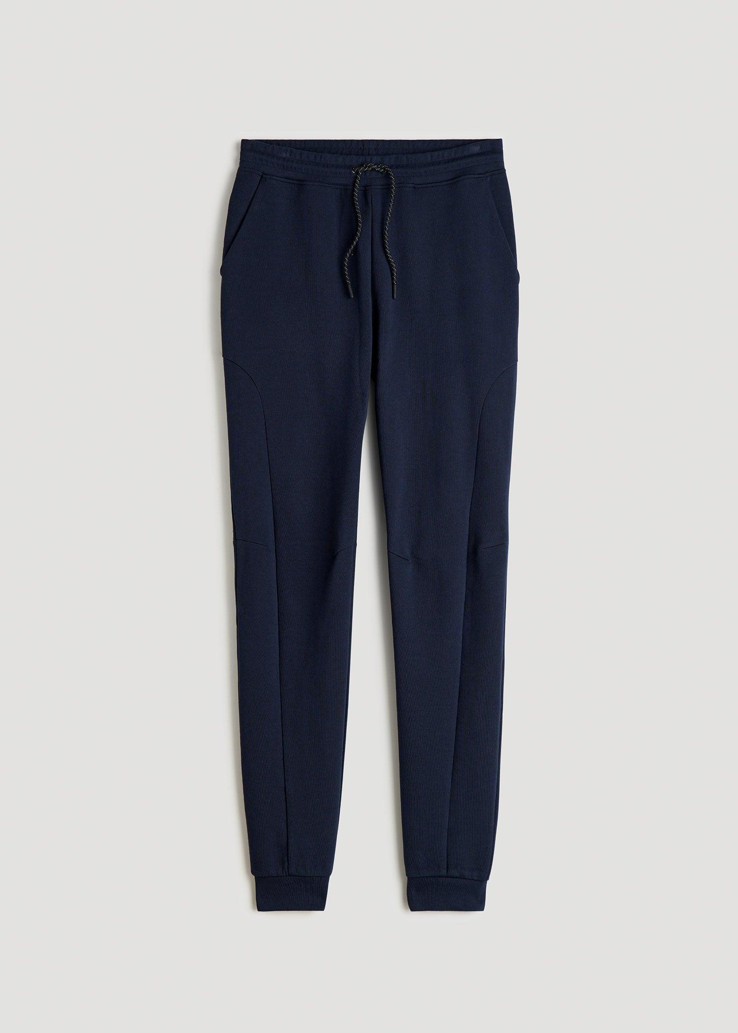 Tech Motion Fleece Joggers for Tall Men in Evening Blue Male Product Image