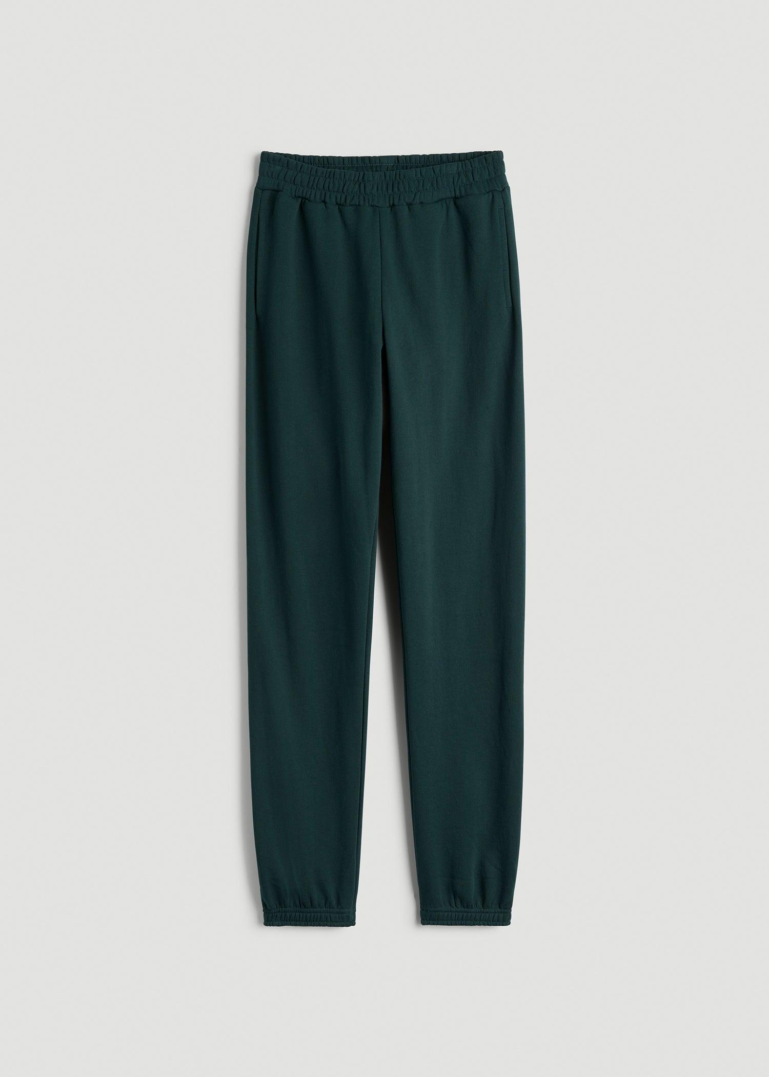 Wearever Fleece Relaxed Sweatpants for Tall Women in Emerald Female Product Image