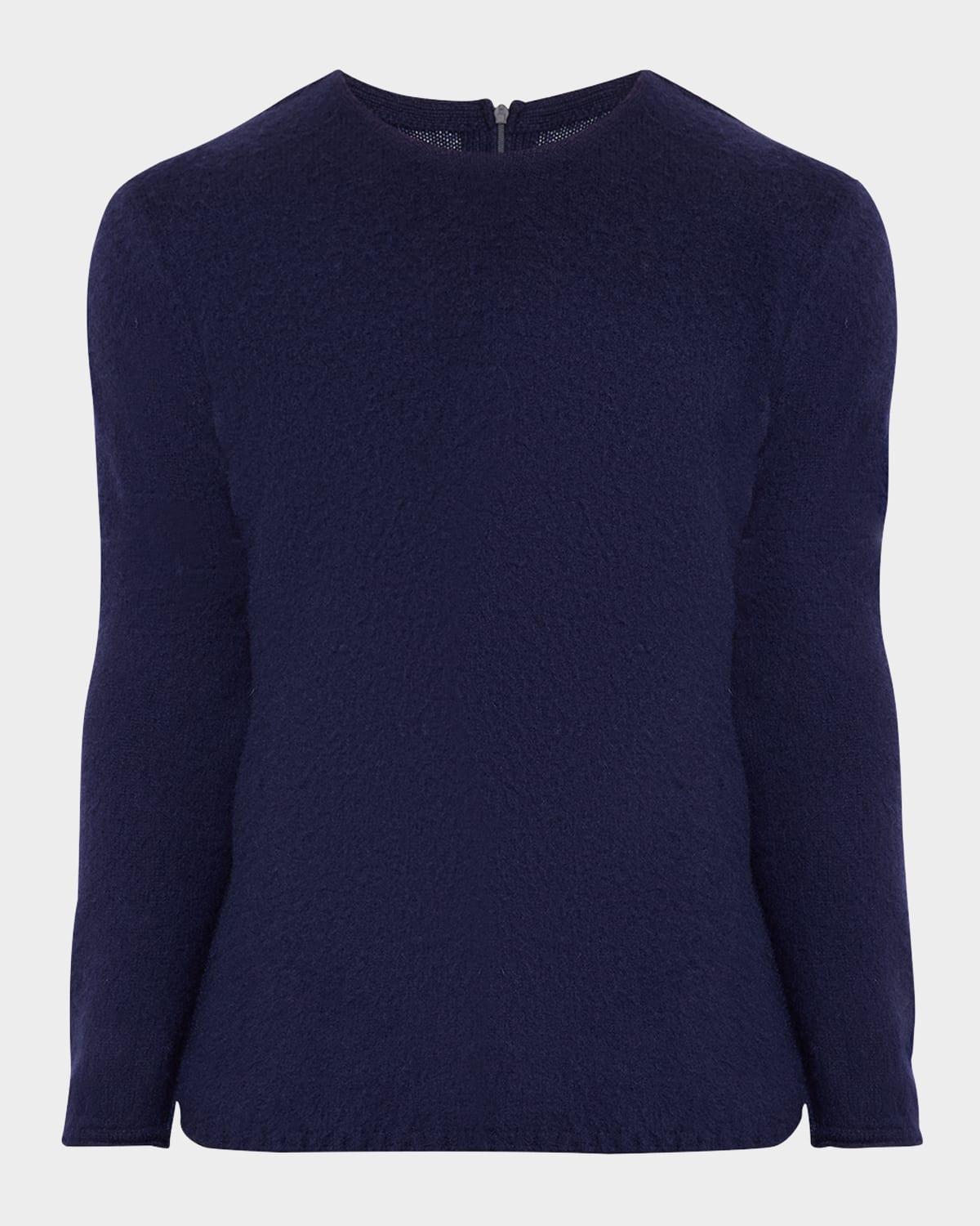 Mens Oasi Cashmere Brushed Crewneck Sweater Product Image