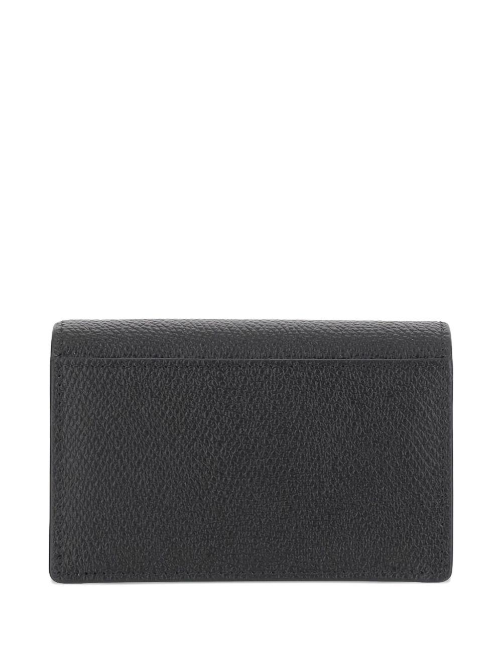 logo-plaque leather wallet Product Image
