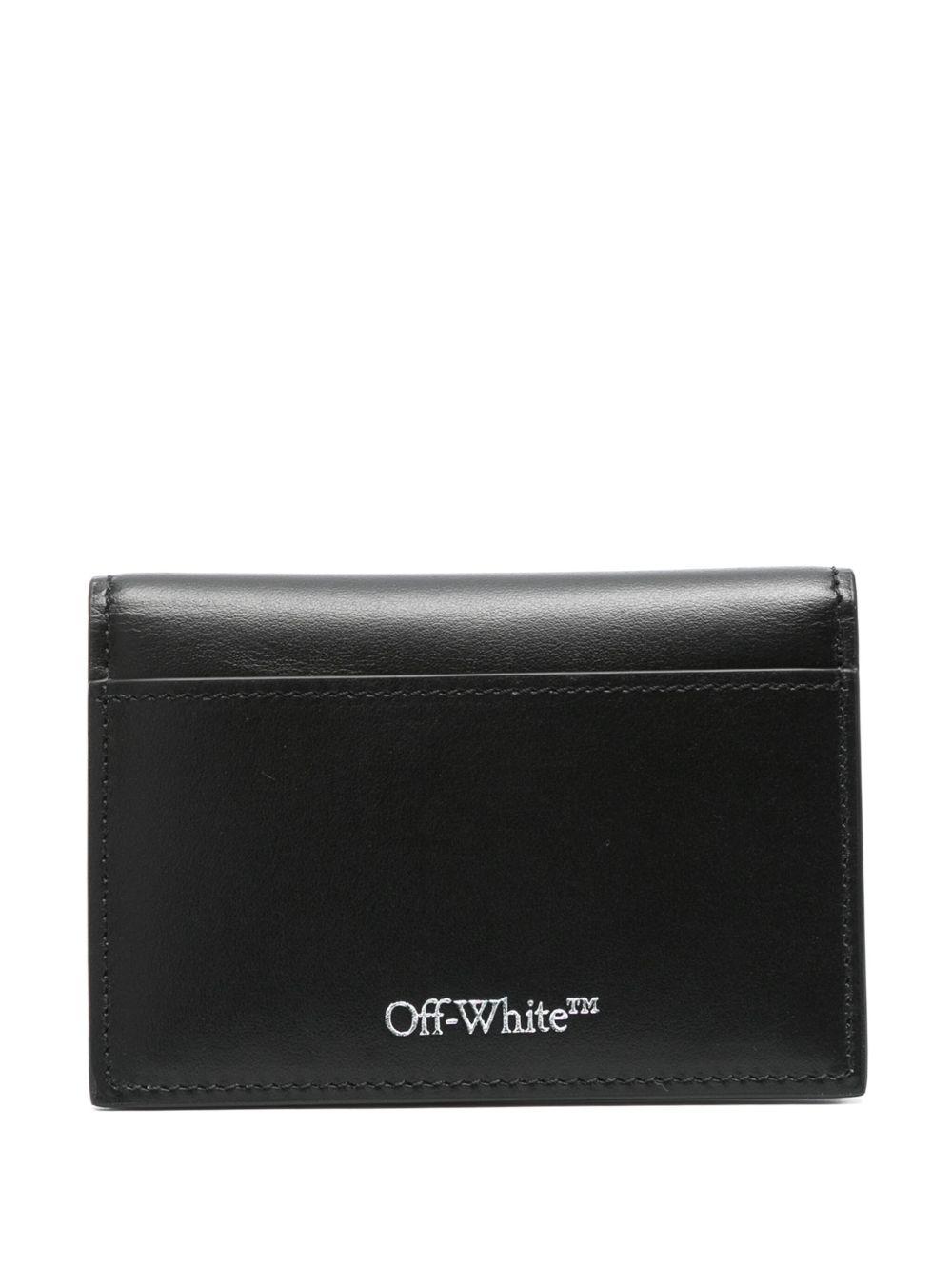 logo-print card holder Product Image