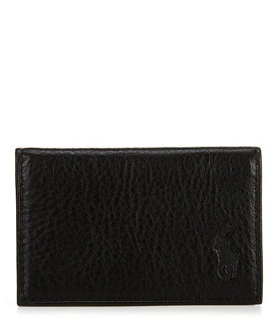 Polo Ralph Lauren Pebbled Leather Card Wallet Product Image
