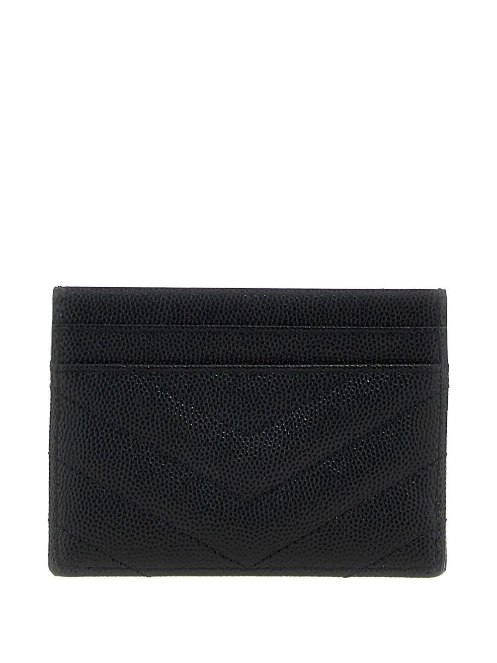logo-plaque calfskin cardholder Product Image