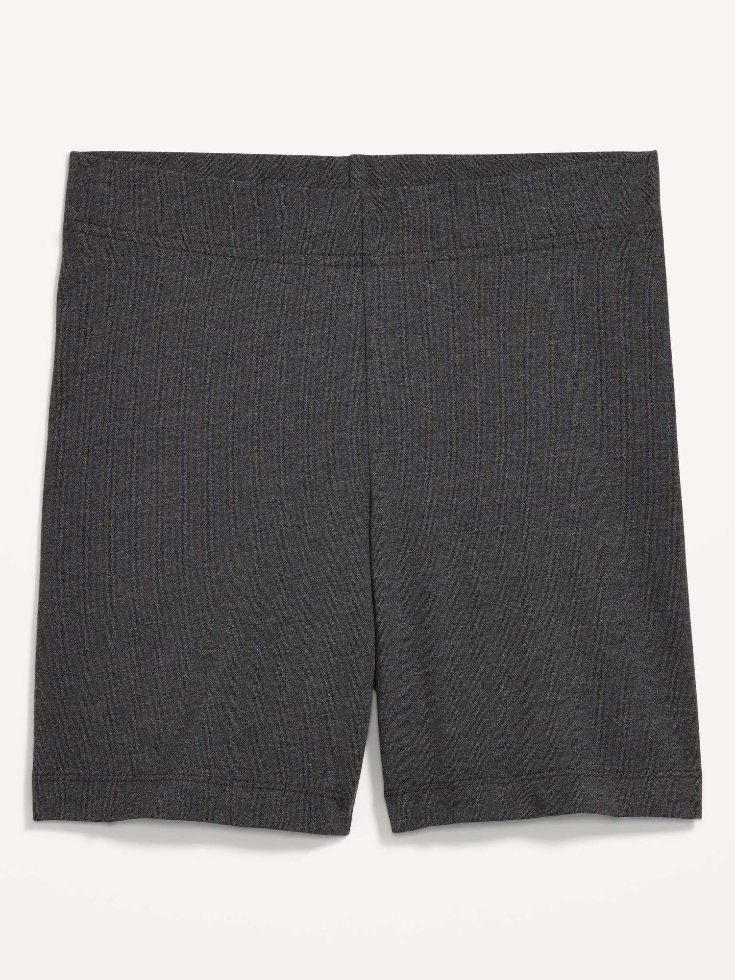 High-Waisted Jersey Biker Shorts -- 6-inch inseam Product Image