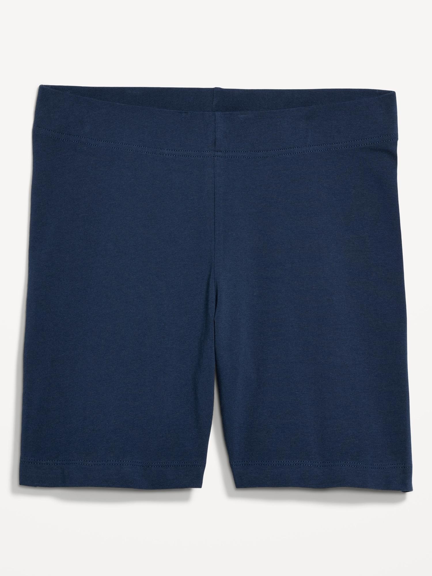 High-Waisted Jersey Biker Shorts -- 6-inch inseam Product Image