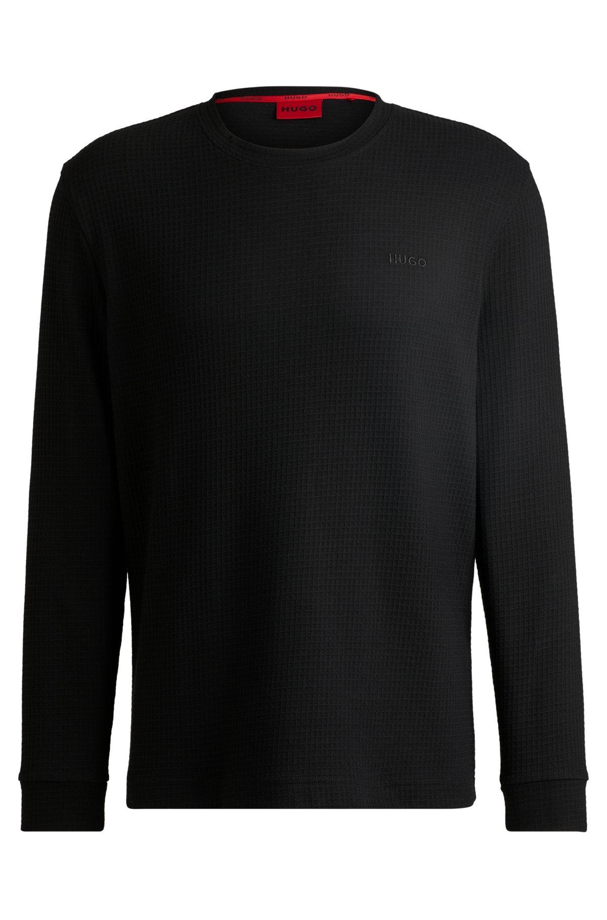 Pajama T-shirt with waffle structure Product Image