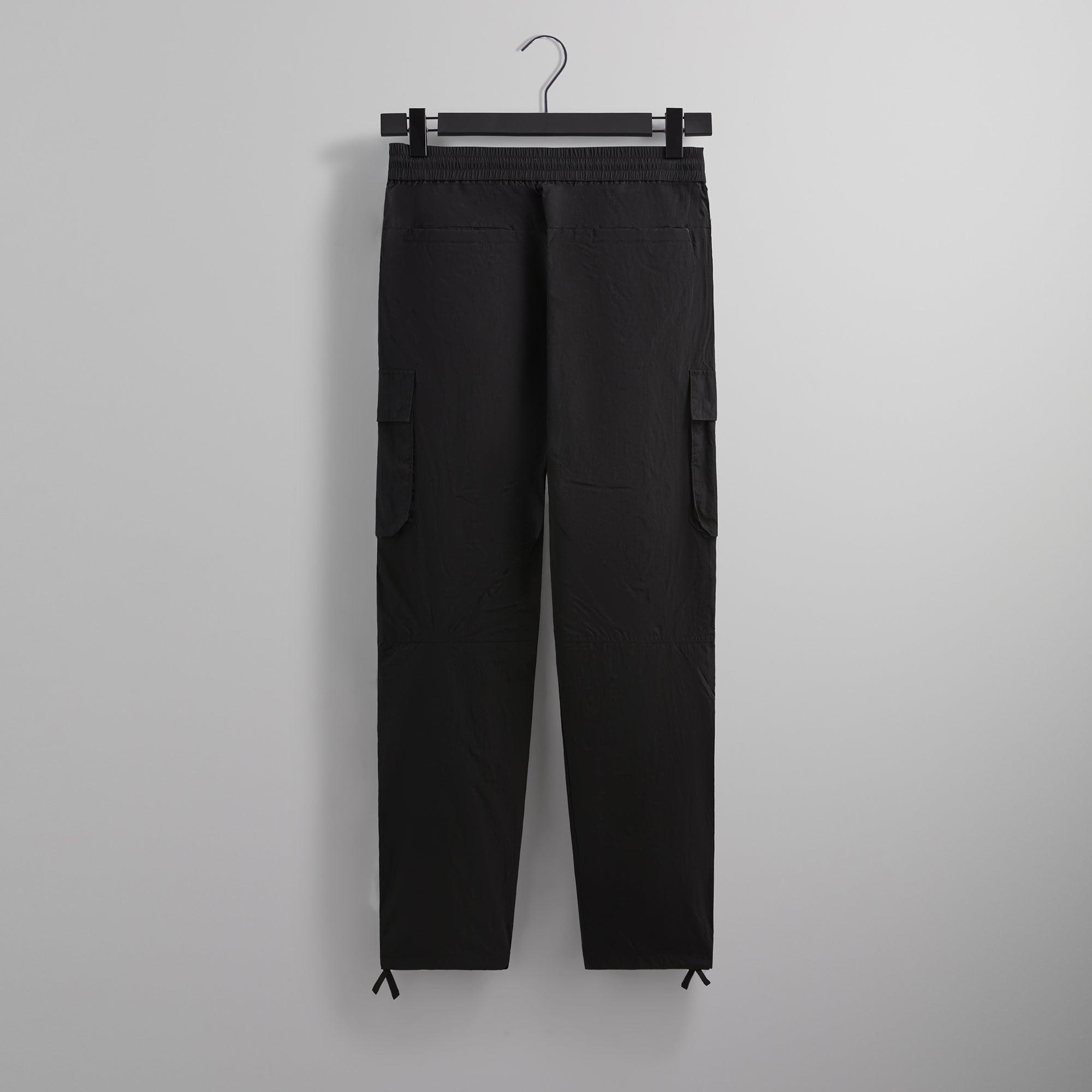 Kith Wrinkle Nylon Bristol Cargo Pant - Black Male Product Image