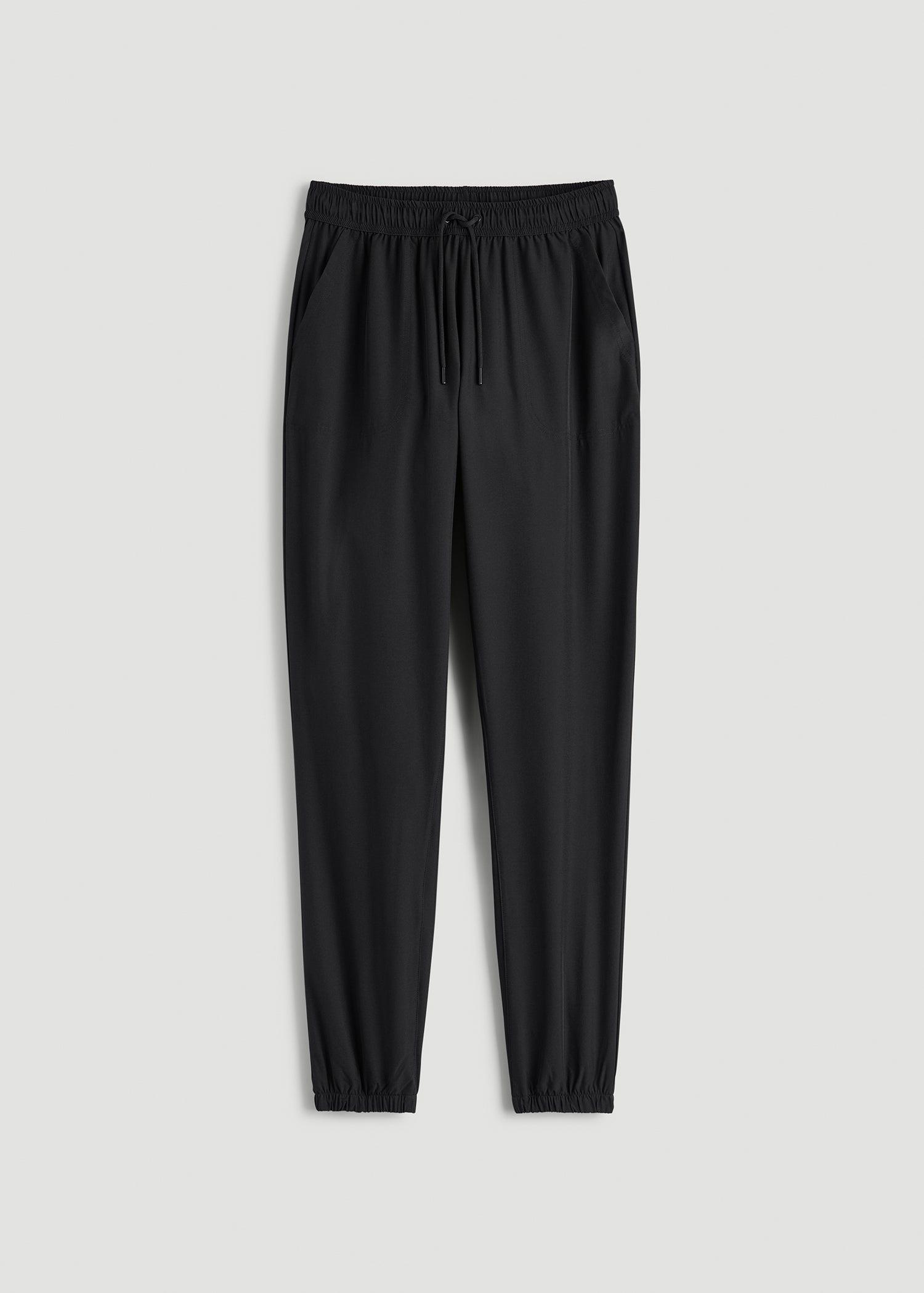 Hybrid Joggers for Tall Women in Black Female Product Image