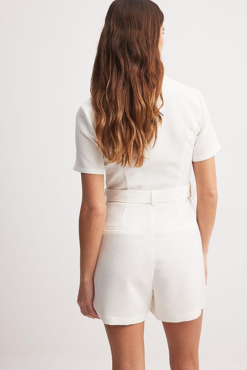 Zipped Belted Playsuit Product Image